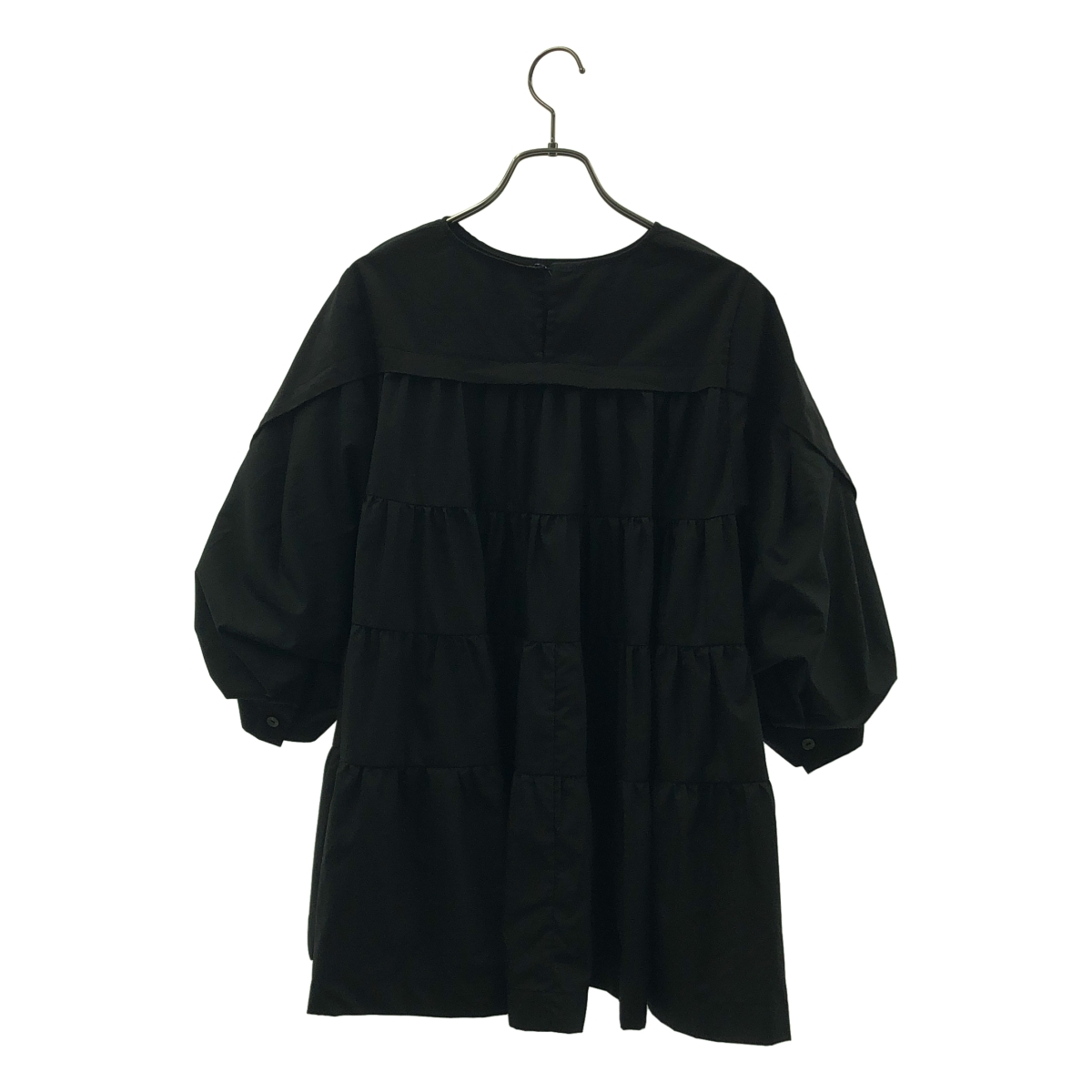 ELENDEEK / エレンディーク BACK TIERED BLOUSE / バック ティアード ハーフスリーブ ブラウス