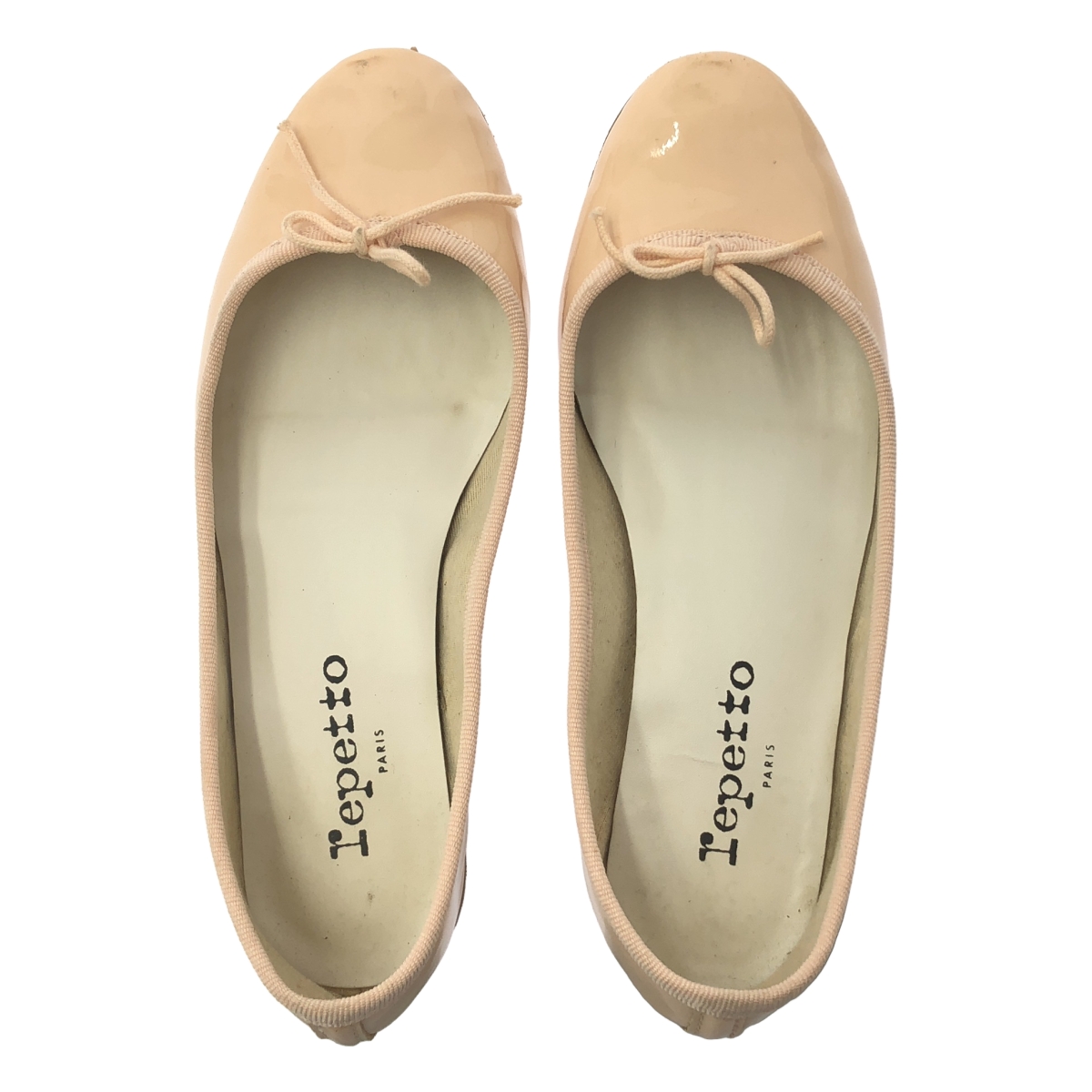 repetto / レペット レザー リボン フラット バレエシューズ