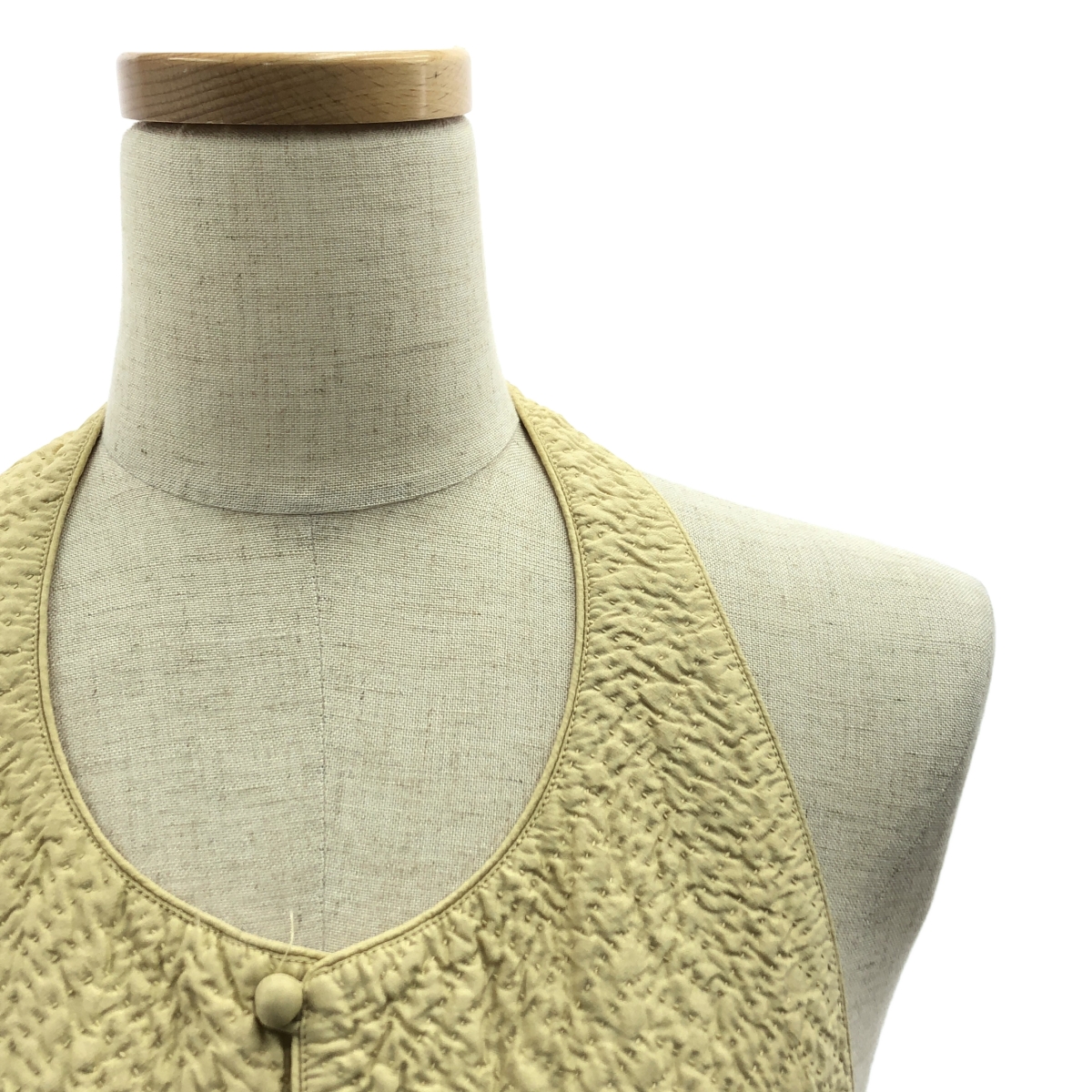 ISSEY MIYAKE / イッセイミヤケ ASHA BY MDS アシャ バイ エムディーエス / シルク ホルターネック ロングベスト