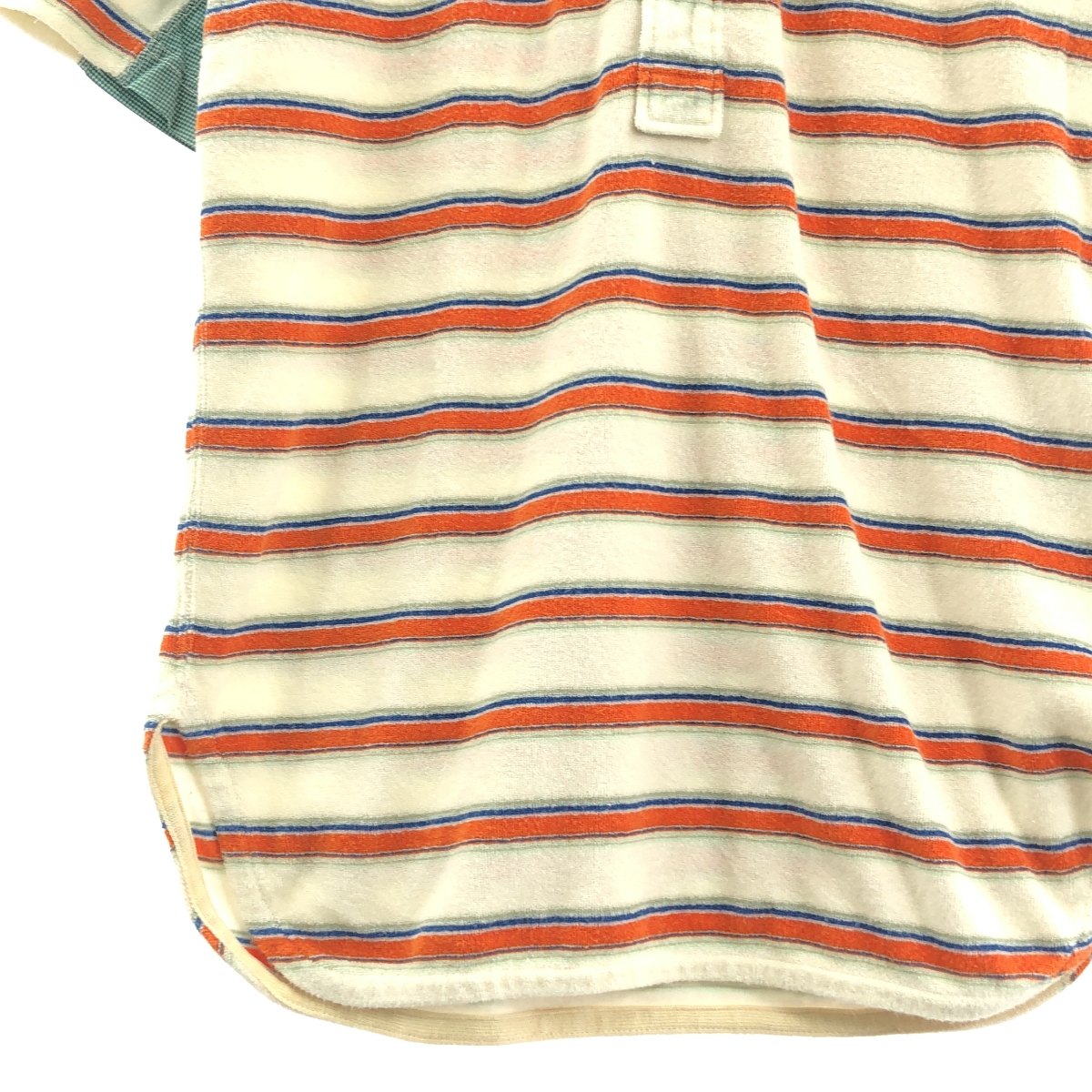 JUNYAWATANABE COMMEdesGARCONS MAN / ジュンヤワタナベマン ボーダー パイル ポロシャツ