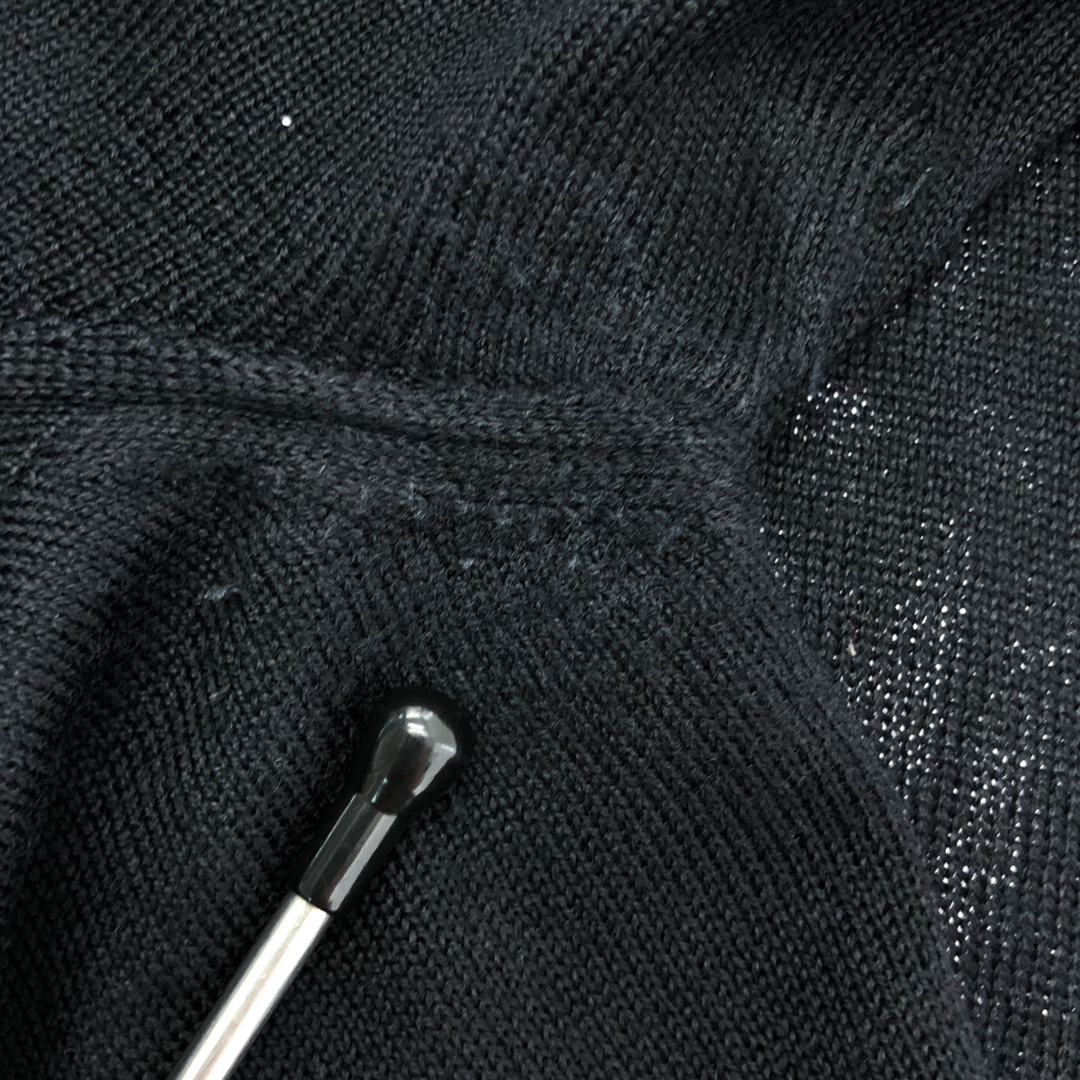 PRADA / プラダ ウール シルク リボン ニットカーディガン