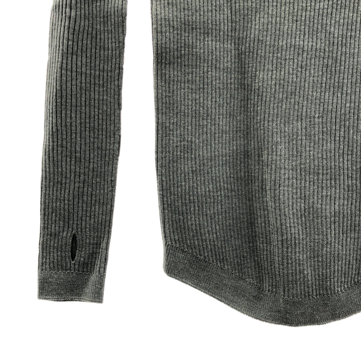 UNION LAUNCH / ユニオンランチ リブ タートルネック ニット