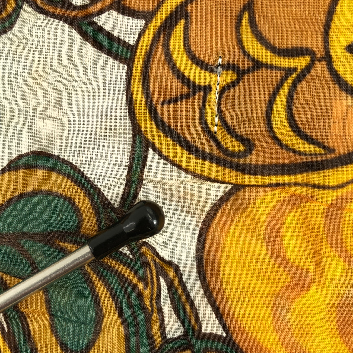 JUNYA WATANABE COMME des GARCONS / ジュンヤワタナベ コットン 総柄 フリルスリーブ ブラウス