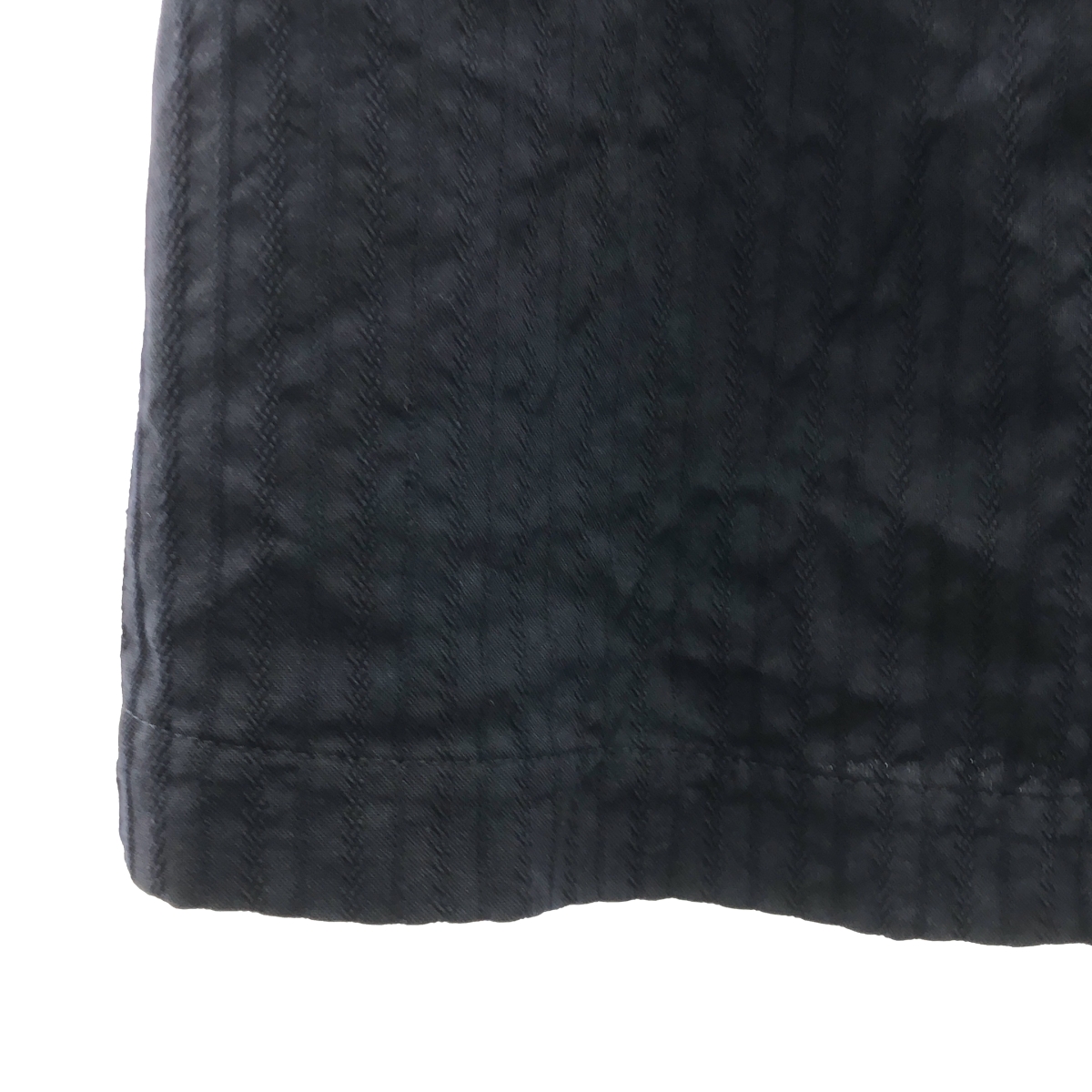 COMME des GARCONS COMME des GARCONS / コムコム ポリエステル 製品加工 ジャガード 丸襟 シングルコート