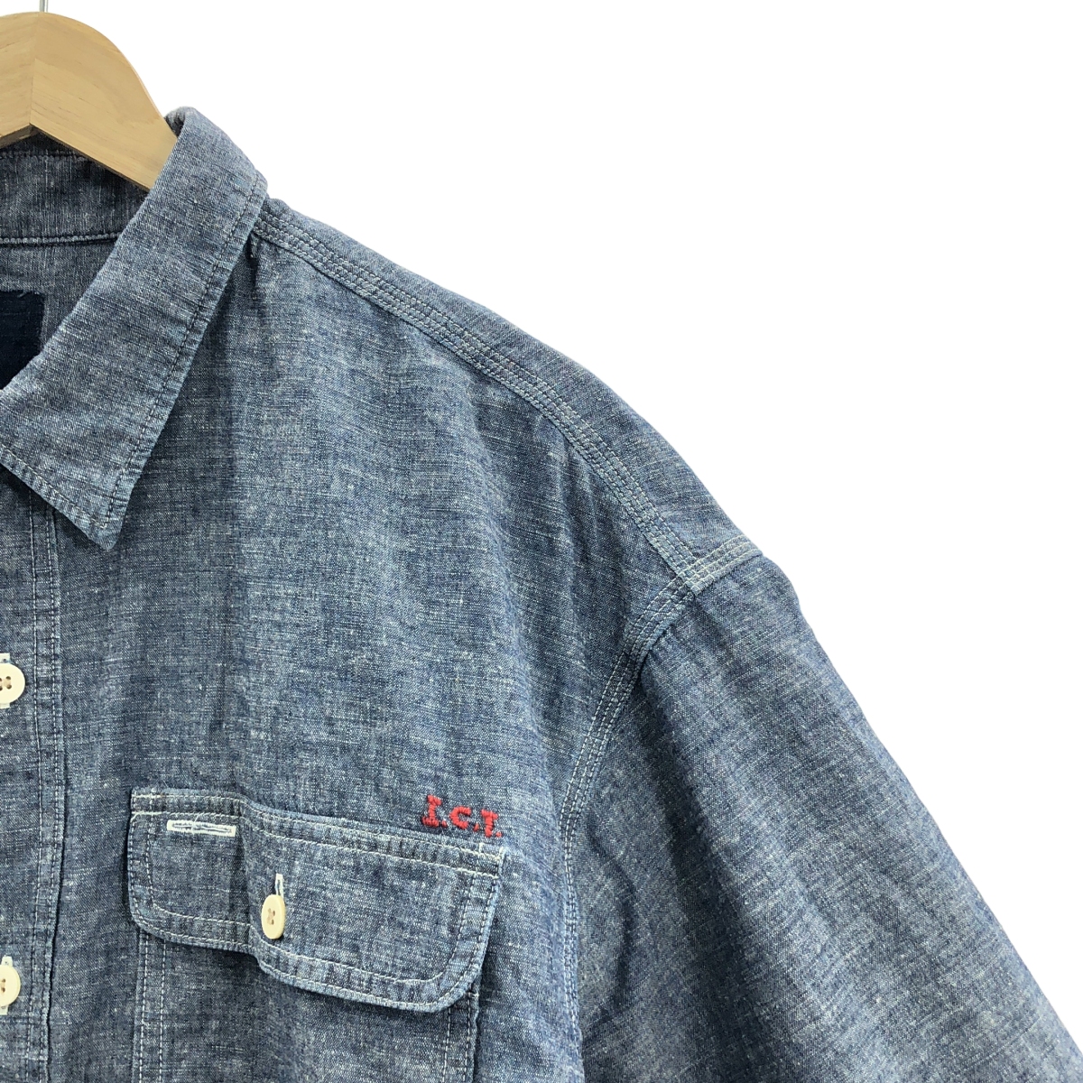 visvim / ビズビム langer chambray l/s / シャンブレーシャツ