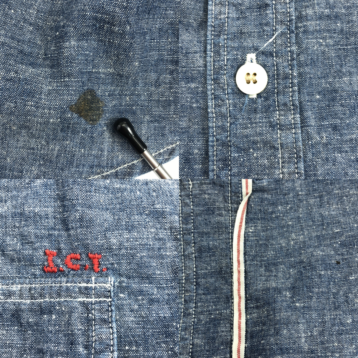 visvim / ビズビム langer chambray l/s / シャンブレーシャツ