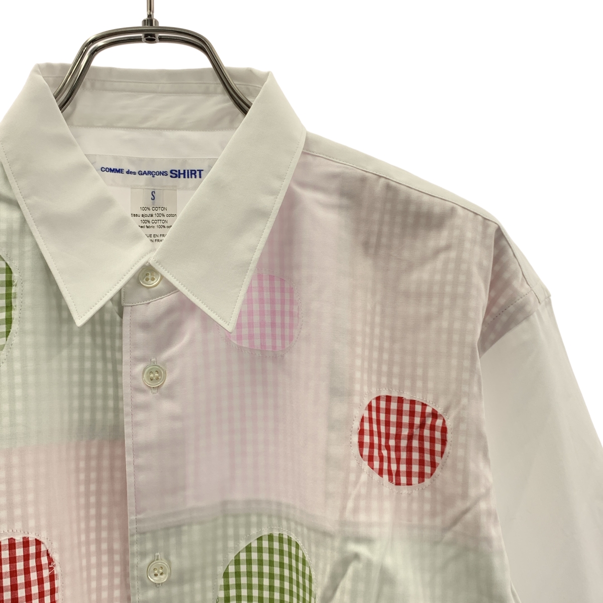COMME des GARCONS SHIRT / コムデギャルソンシャツ コットン チェック ドット シャツ