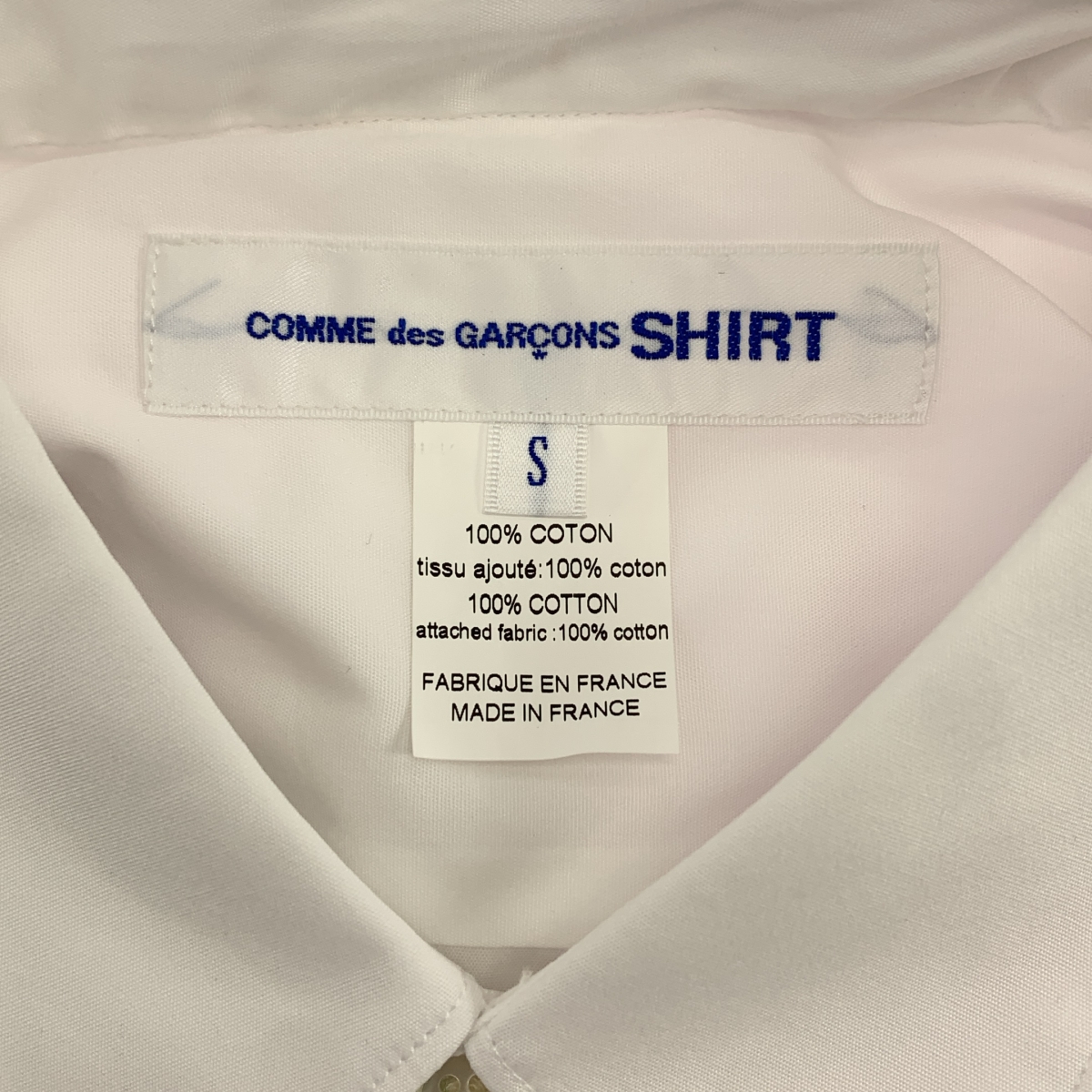 COMME des GARCONS SHIRT / コムデギャルソンシャツ コットン チェック ドット シャツ