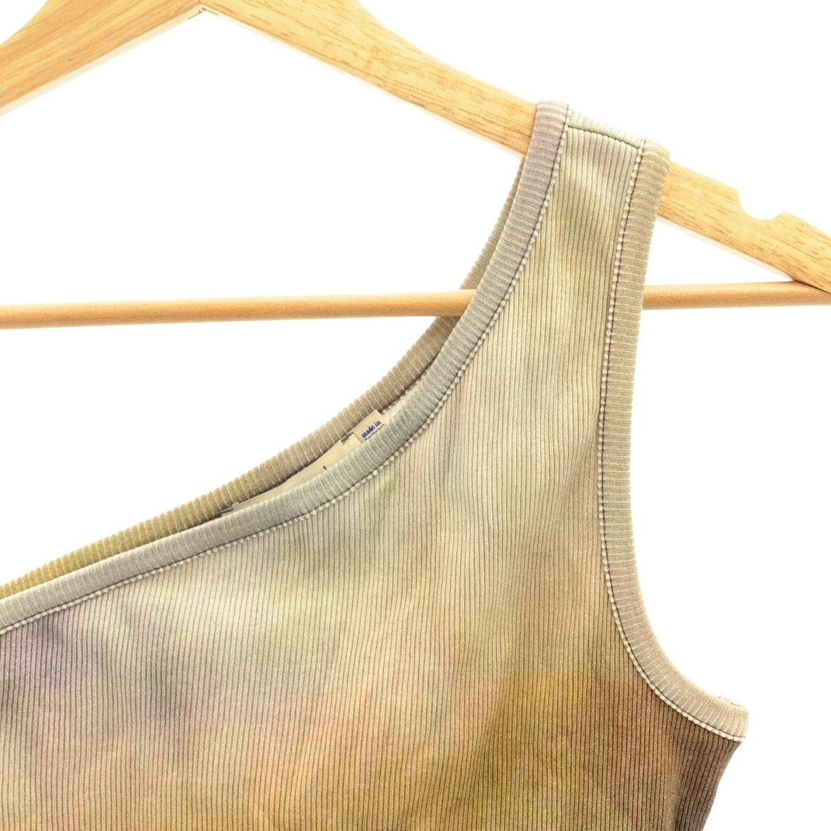 Paloma Wool / パロマウール グラデーションワンショルダー リブ タンクトップ カットソー