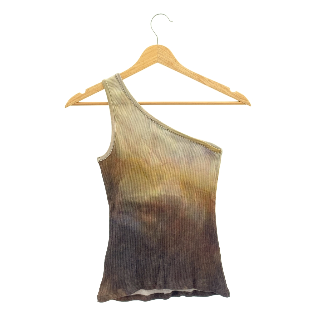 Paloma Wool / パロマウール グラデーションワンショルダー リブ タンクトップ カットソー