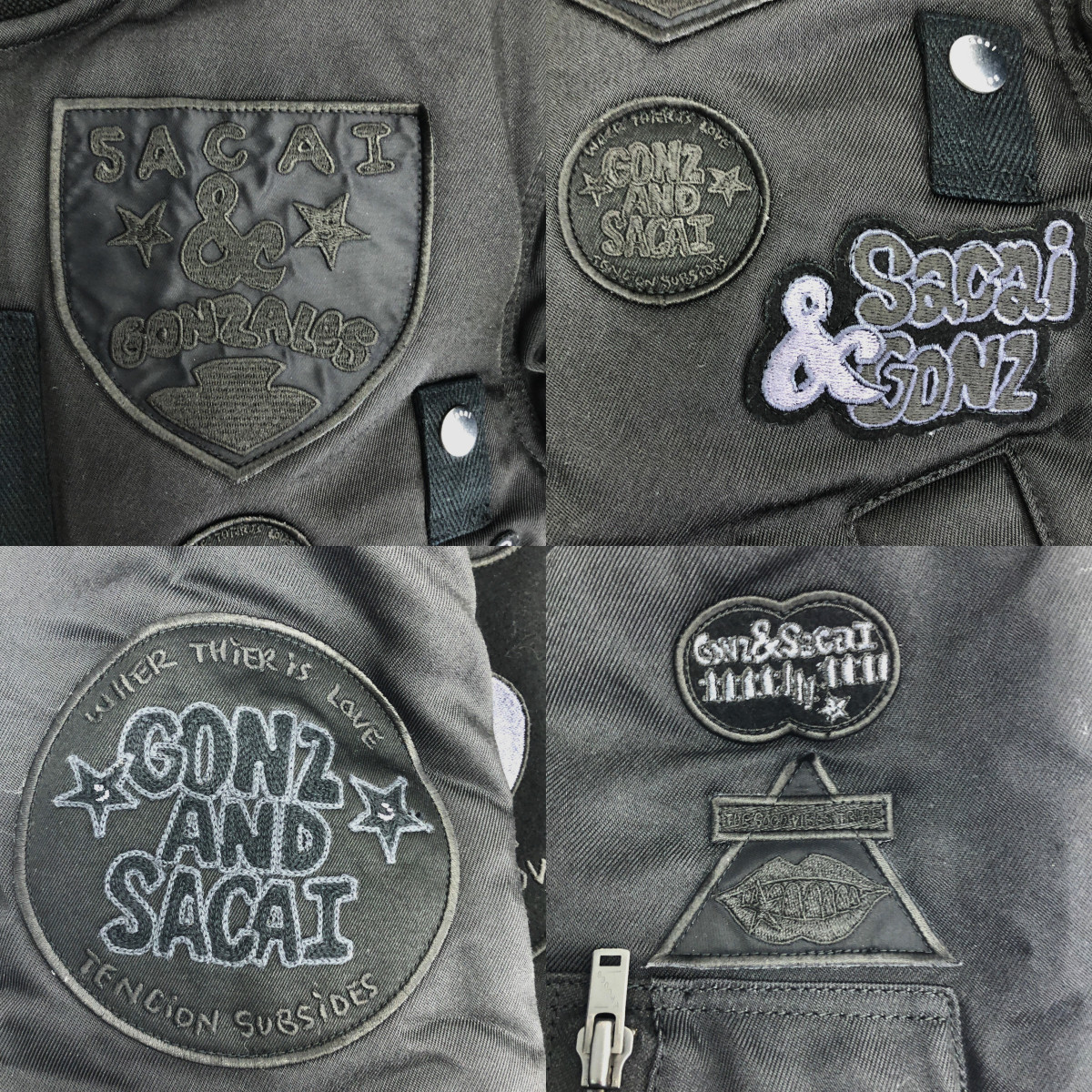 sacai / サカイ SPIEWAK Gonz MG Multi Patch Blouson スピワック ゴンズ マルチパッチ ブルゾン ボンバージャケット