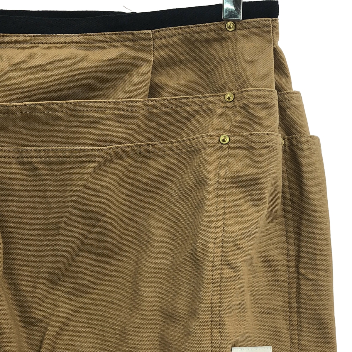 sacai / サカイ × carhartt / カーハート ロゴ ダック地 ベルテッド ラップスカート