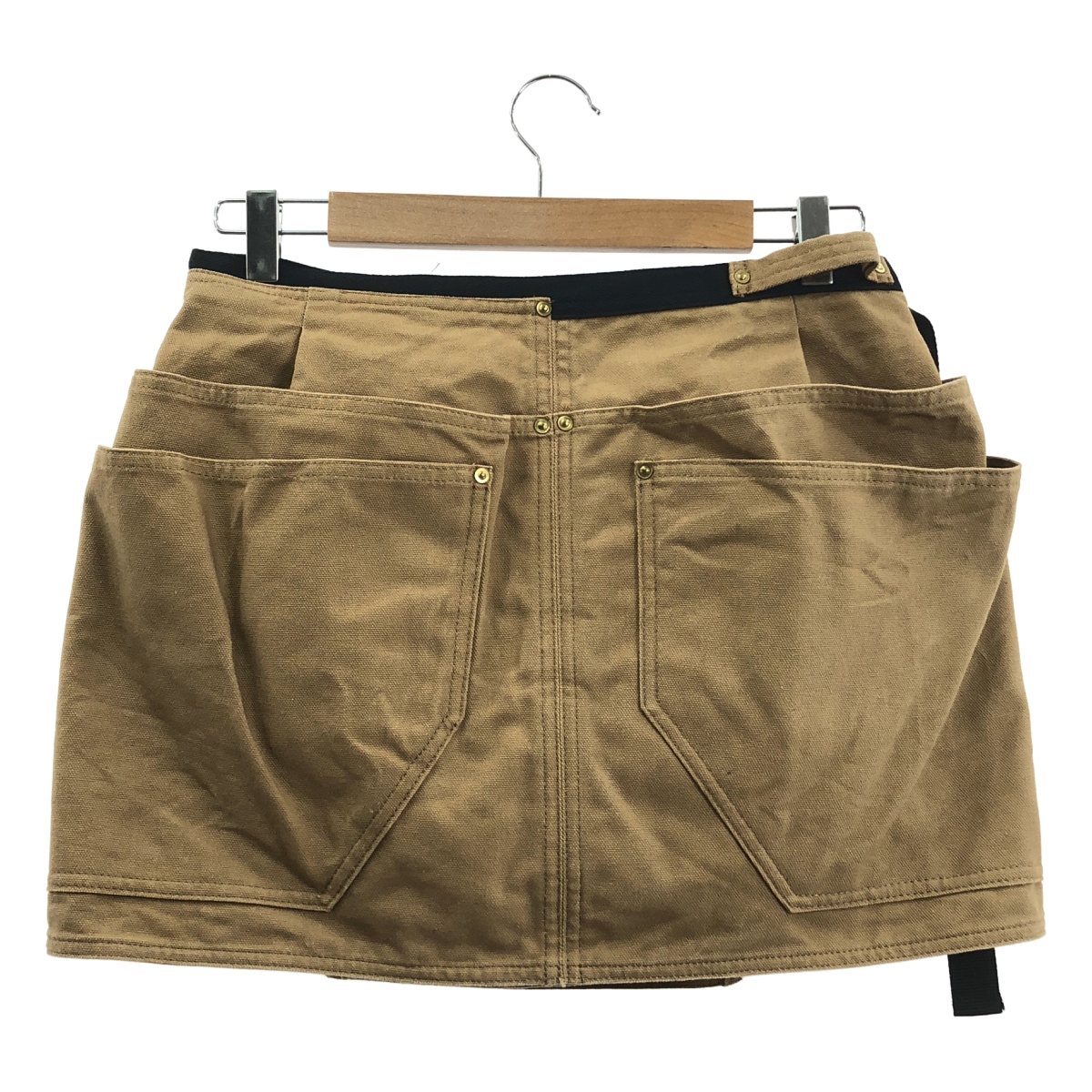 sacai / サカイ × carhartt / カーハート ロゴ ダック地 ベルテッド ラップスカート