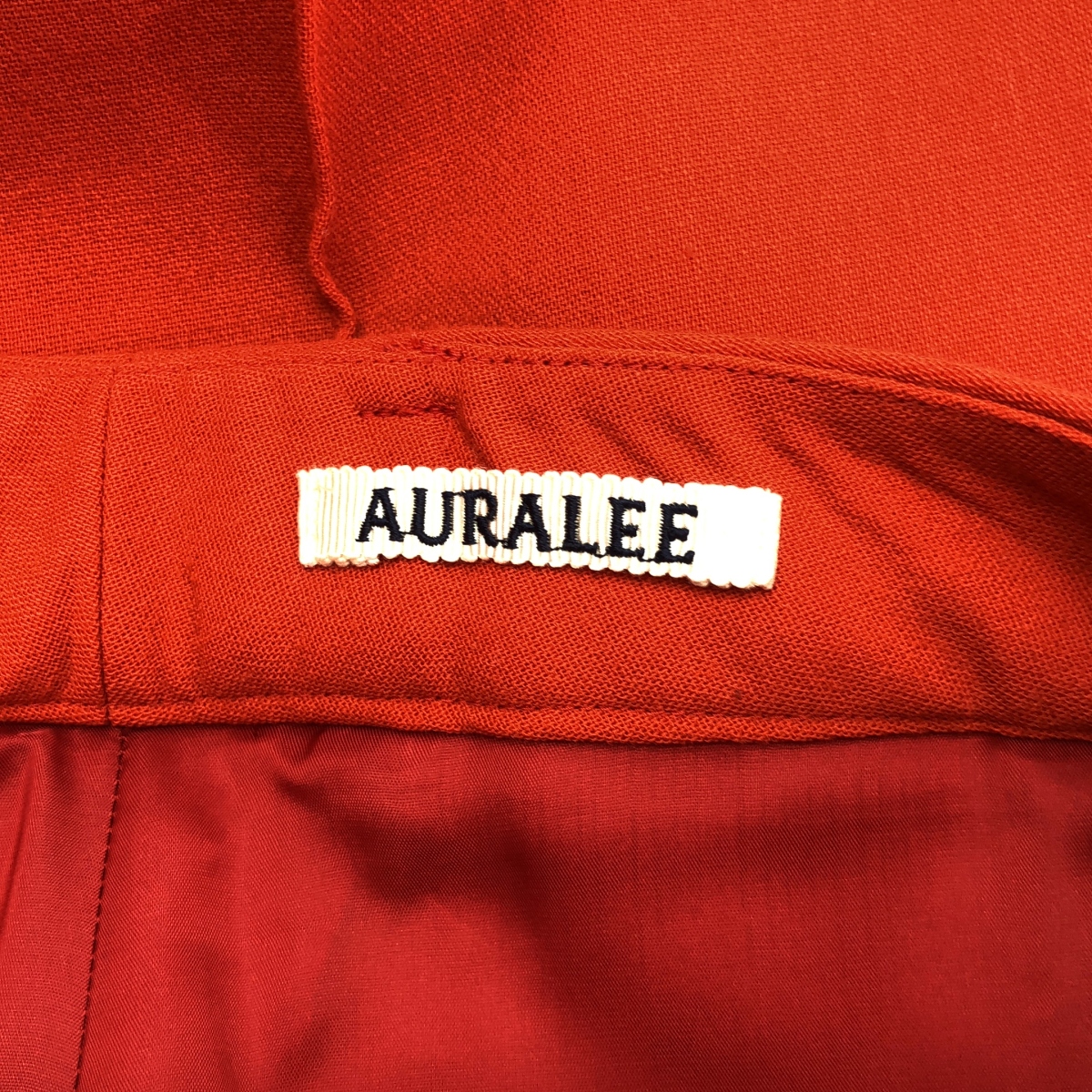 AURALEE / オーラリー TENSE WOOL DOUBLE CLOTH SLACKS  / ウール ダブルクロス スラックス パンツ
