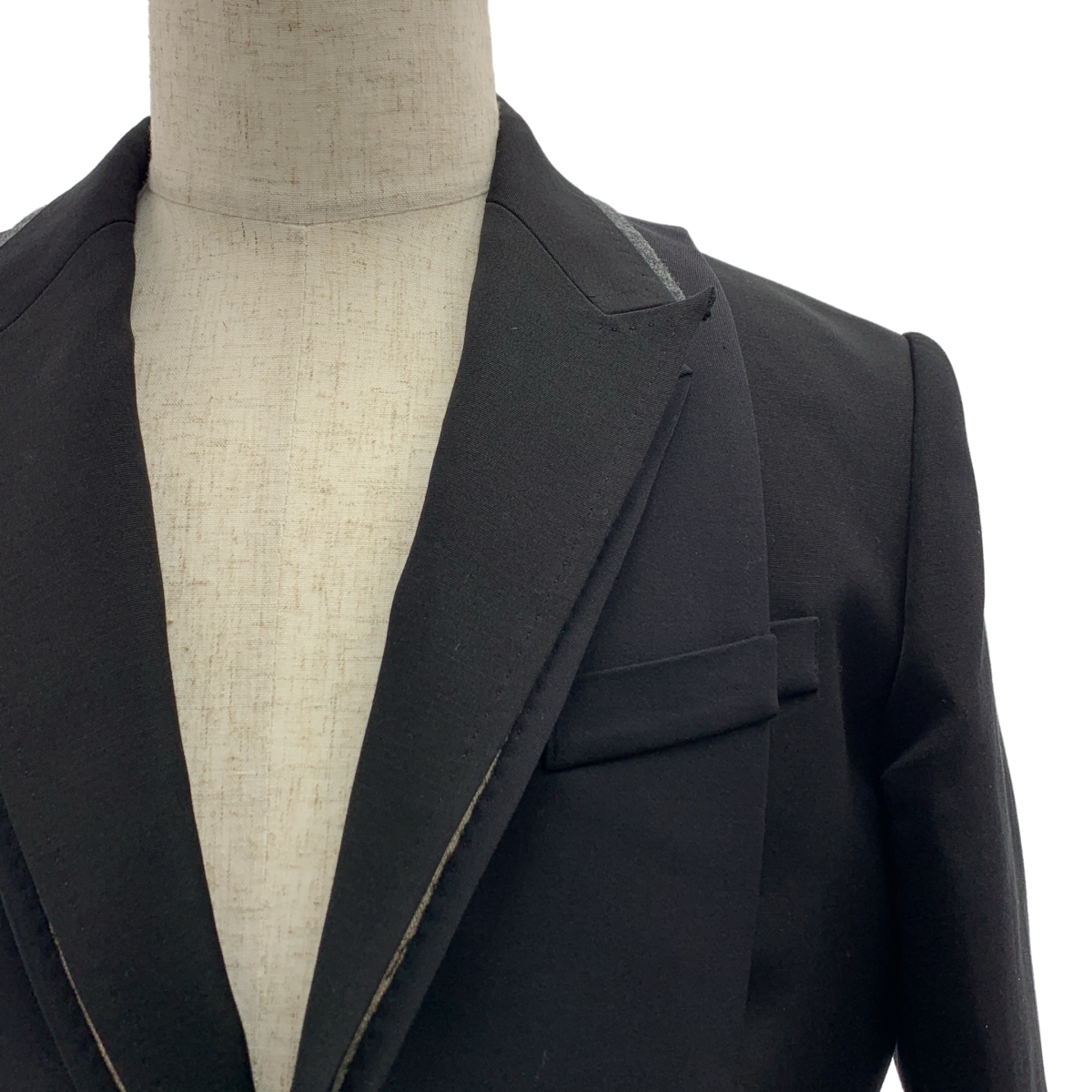 sacai / サカイ Doeskin x Double-Faced Silk Cotton Jacket ダブルフェイス シルク コットン ジャケット