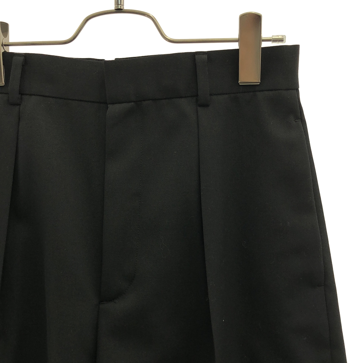 LOEFF / ロエフ ウールギャバジン バミューダ ワイド ショートパンツ ショーツ