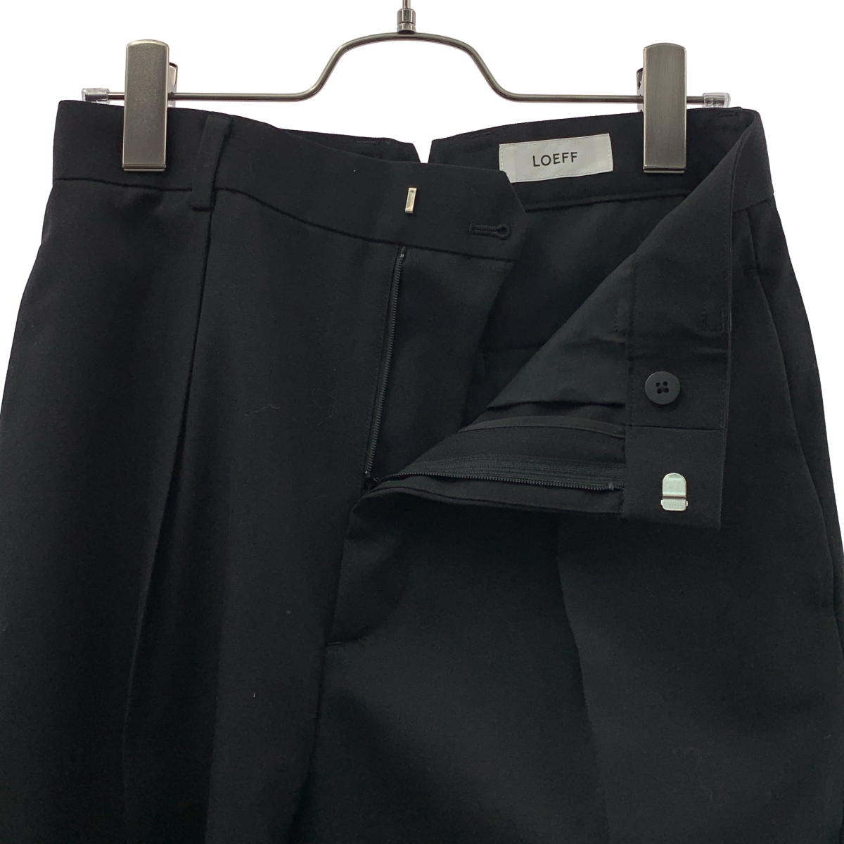 LOEFF / ロエフ ウールギャバジン バミューダ ワイド ショートパンツ ショーツ