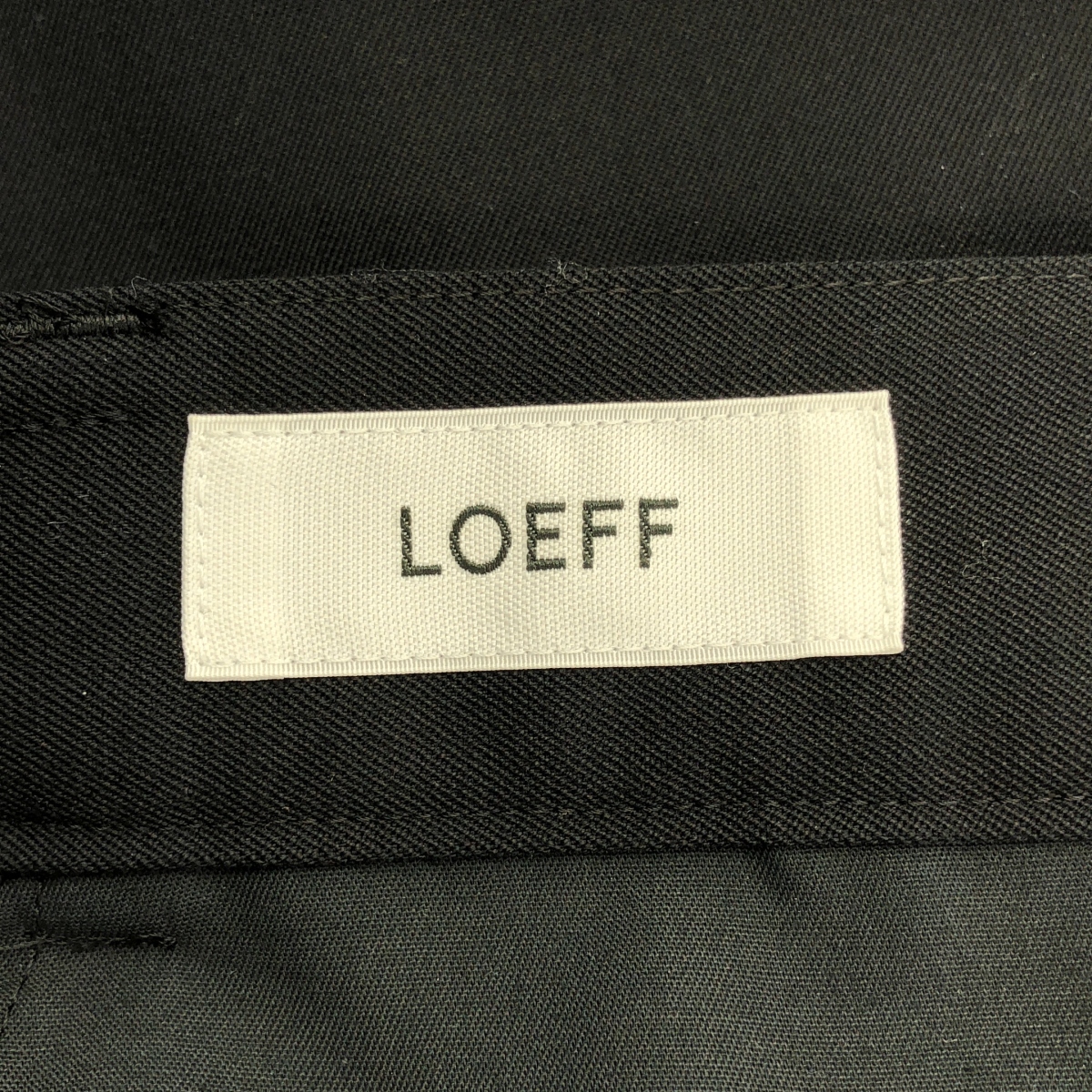 LOEFF / ロエフ ウールギャバジン バミューダ ワイド ショートパンツ ショーツ