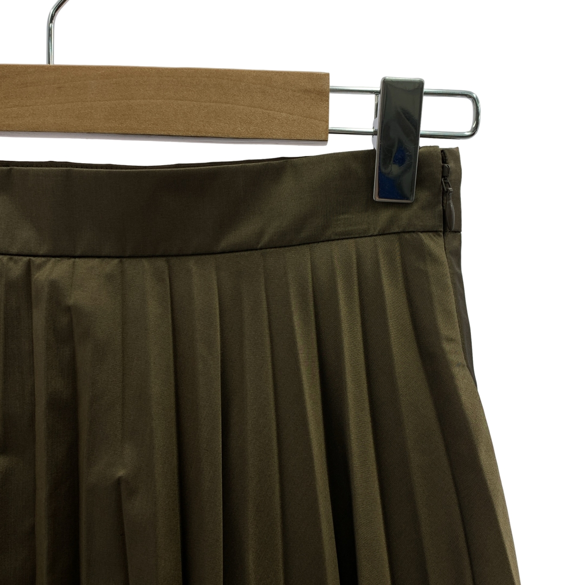 MARGARET HOWELL / マーガレットハウエル ポリエステル シルク アコーディオン プリーツスカート