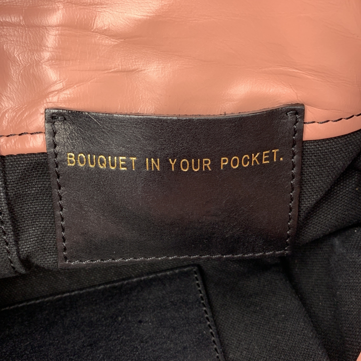 ebagos / エバゴス ガレット レザー ラウンド型 ハンドバッグ