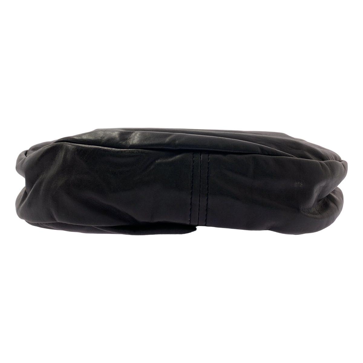 ebagos / エバゴス ガレット レザー ラウンド型 ハンドバッグ