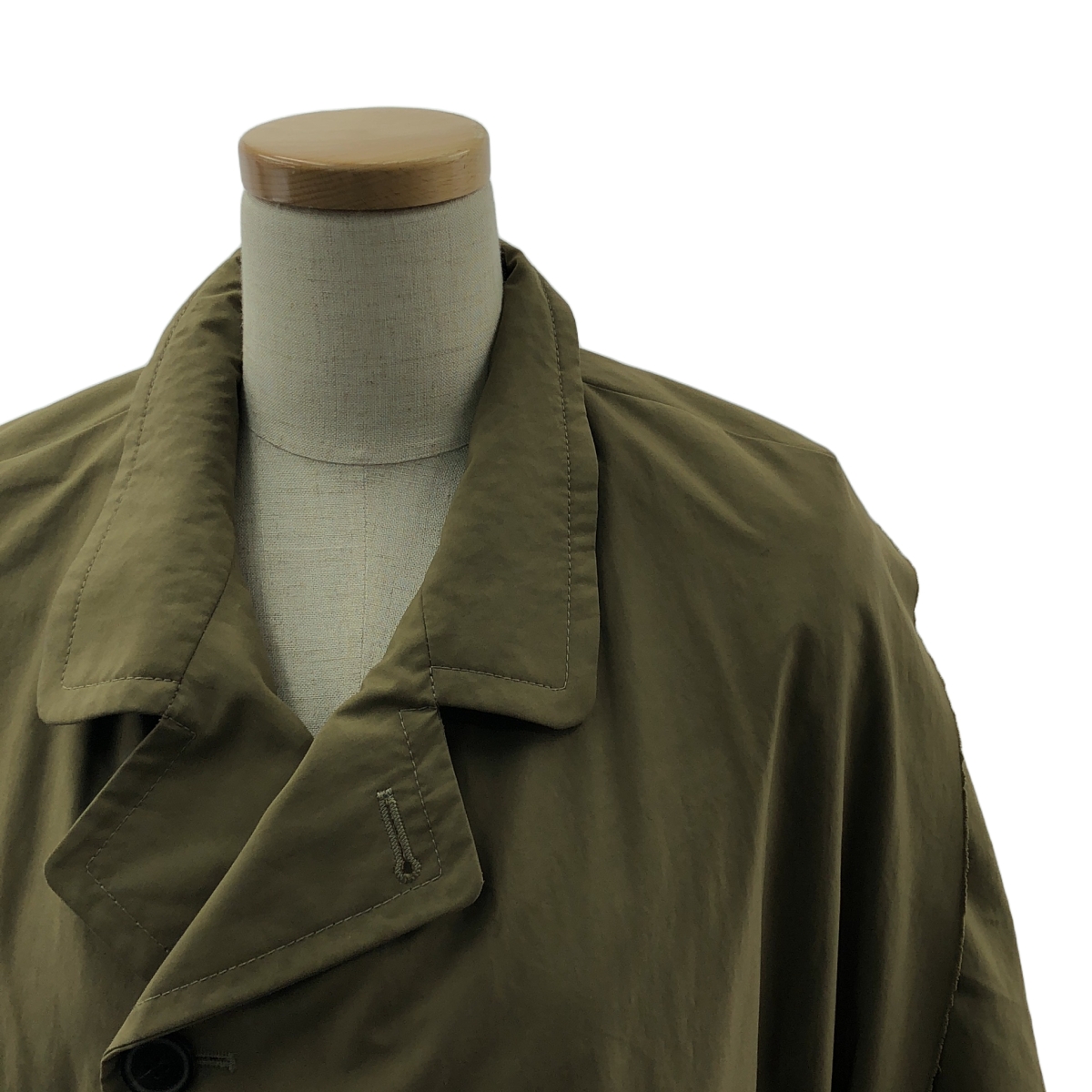 STEPHAN SCHNEIDER / ステファンシュナイダー 変形 ベルテッド レイヤード オーバーコート / 総裏地