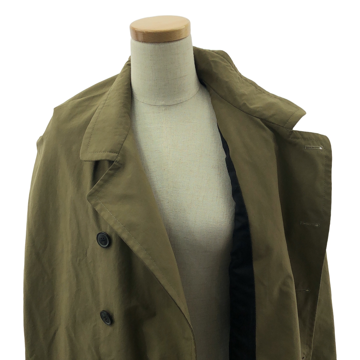 STEPHAN SCHNEIDER / ステファンシュナイダー 変形 ベルテッド レイヤード オーバーコート / 総裏地