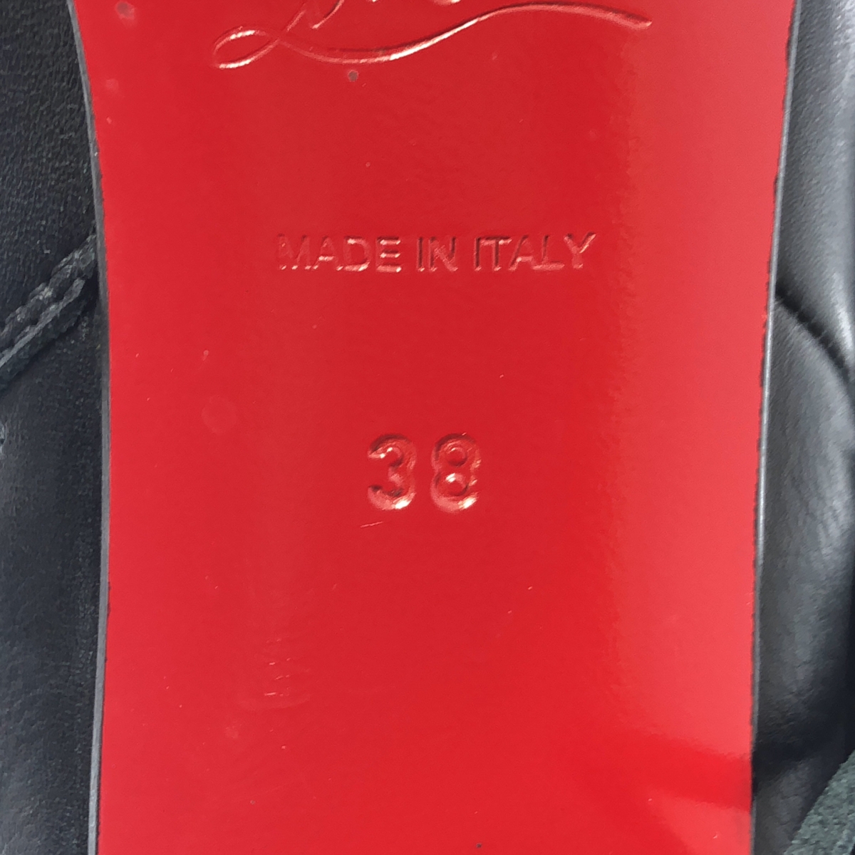 Christian Louboutin / クリスチャンルブタン フリンジ レザー ショートブーツ