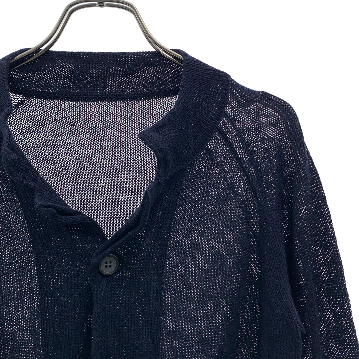 Y's / ワイズヨウジヤマモト ヘンプ混 ニット カーディガン