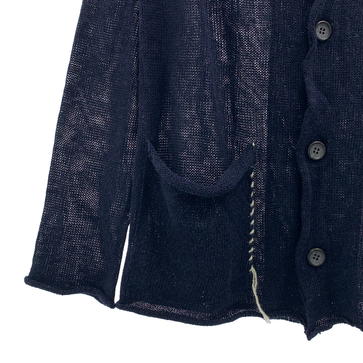 Y's / ワイズヨウジヤマモト ヘンプ混 ニット カーディガン