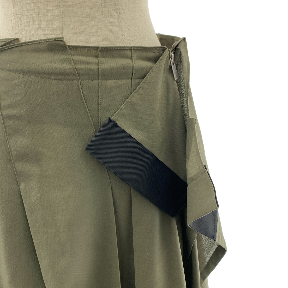 sacai / サカイ ZIP Suiting Skirt プリーツ スカート