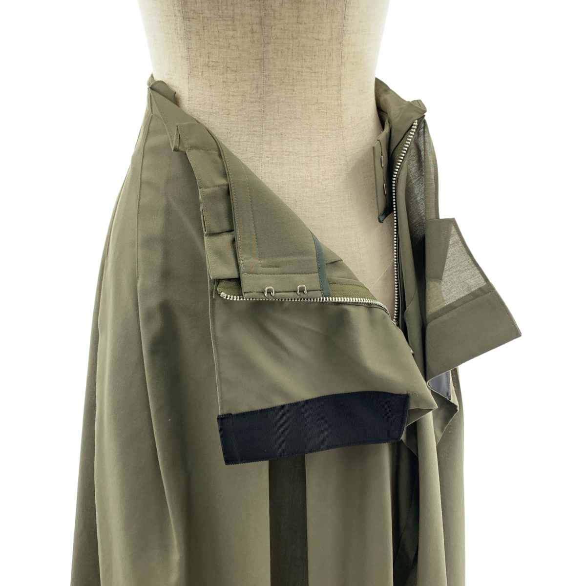 sacai / サカイ ZIP Suiting Skirt プリーツ スカート