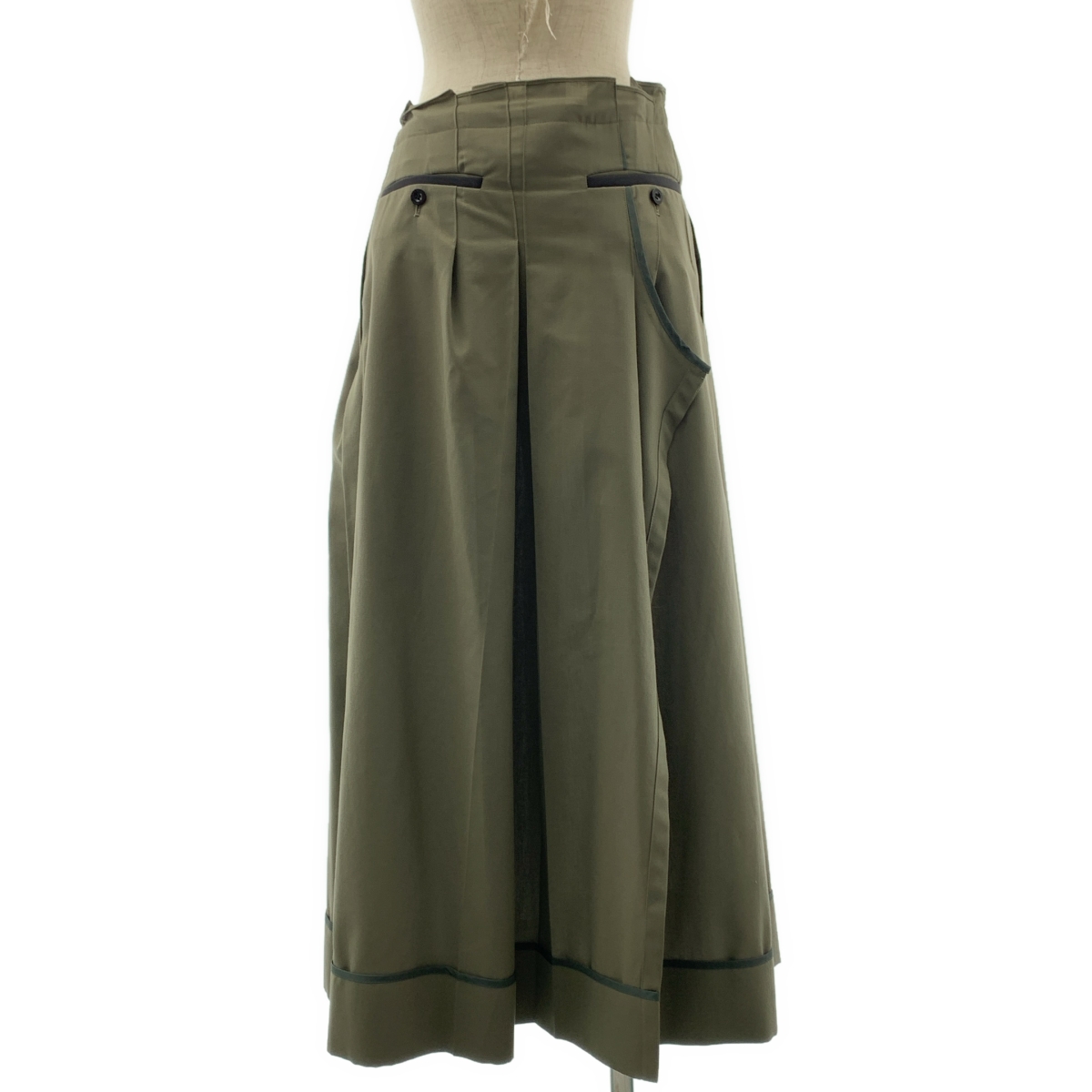 sacai / サカイ ZIP Suiting Skirt プリーツ スカート