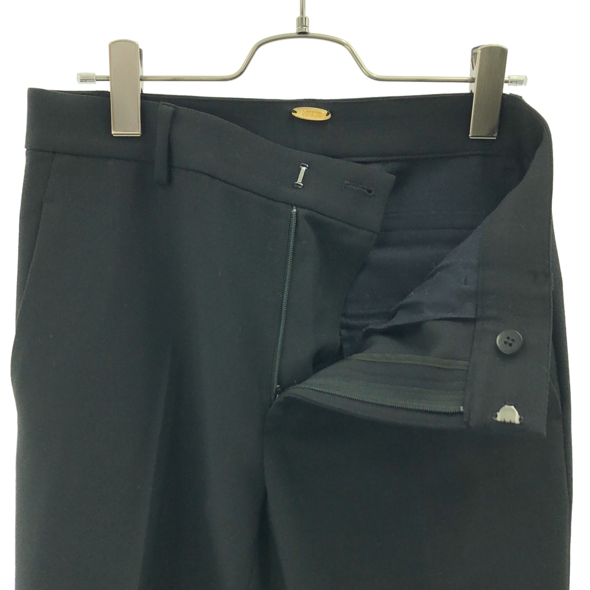 MUSE de Deuxieme Classe / ミューズドゥーズィーエムクラス フレア スラックス パンツ