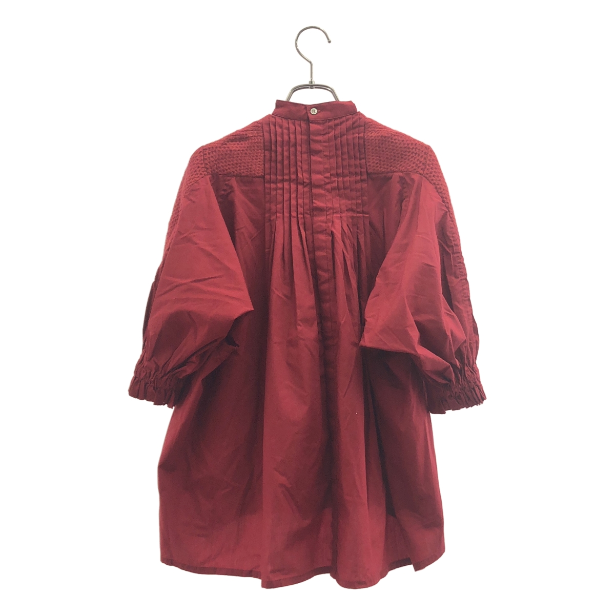 sacai / サカイ 異素材切替 バックプリーツ ドッキング ニット