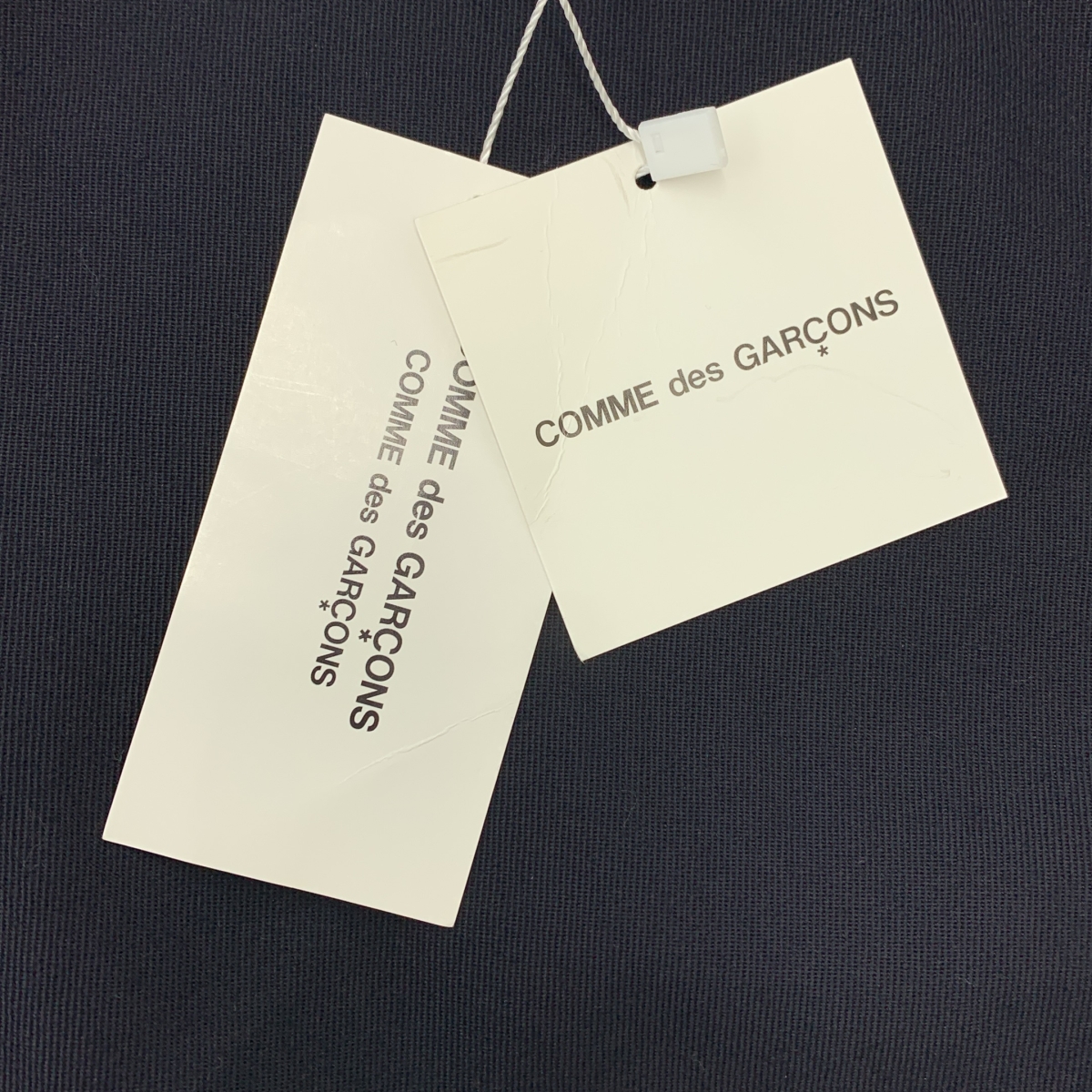 COMME des GARCONS COMME des GARCONS / コムコム 裁切加工 ウール 吊りロング スカート