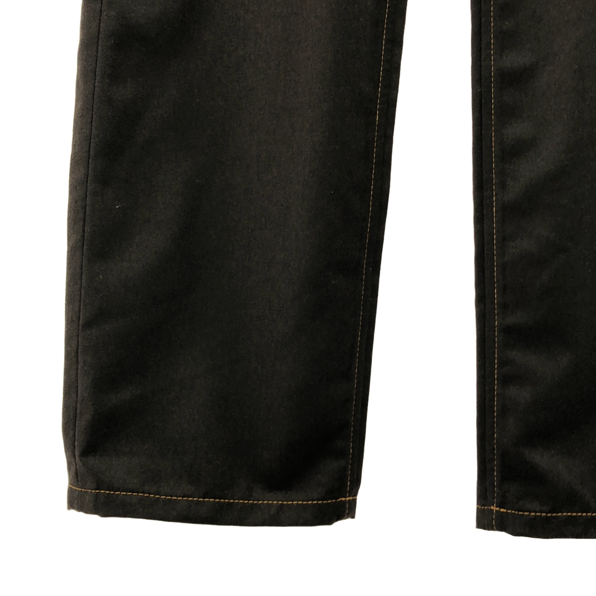 EMPORIO ARMANI / エンポリオアルマーニ ウール ロゴボタン スラックス パンツ