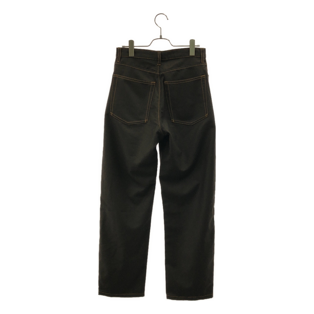 EMPORIO ARMANI / エンポリオアルマーニ ウール ロゴボタン スラックス パンツ