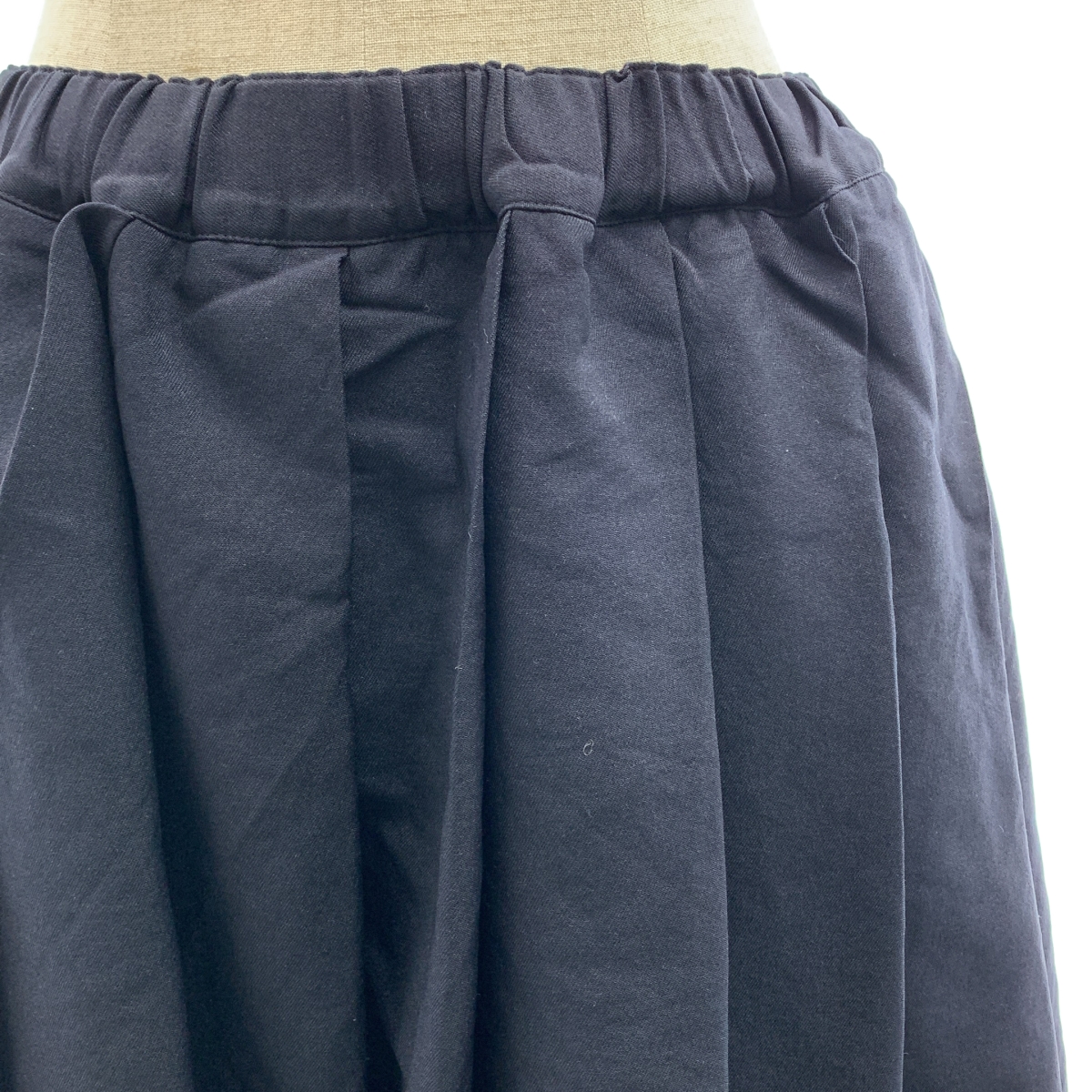 COMME des GARCONS / コムデギャルソン ポリエステル 製品加工 ドローストリング ボリューム スカート