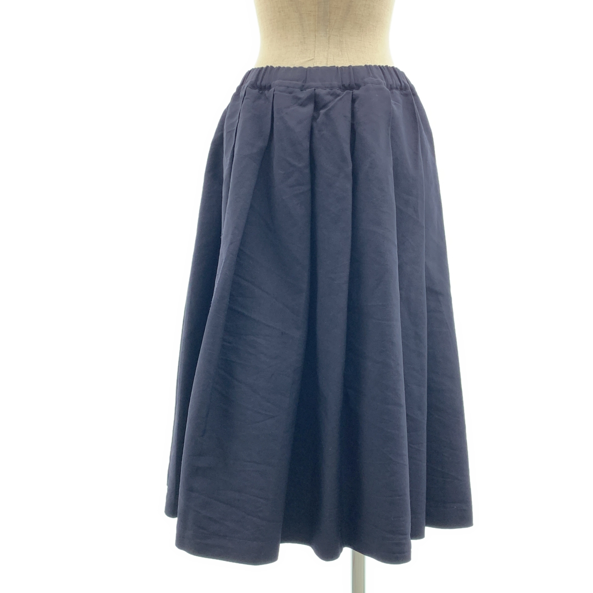 COMME des GARCONS / コムデギャルソン ポリエステル 製品加工 ドローストリング ボリューム スカート