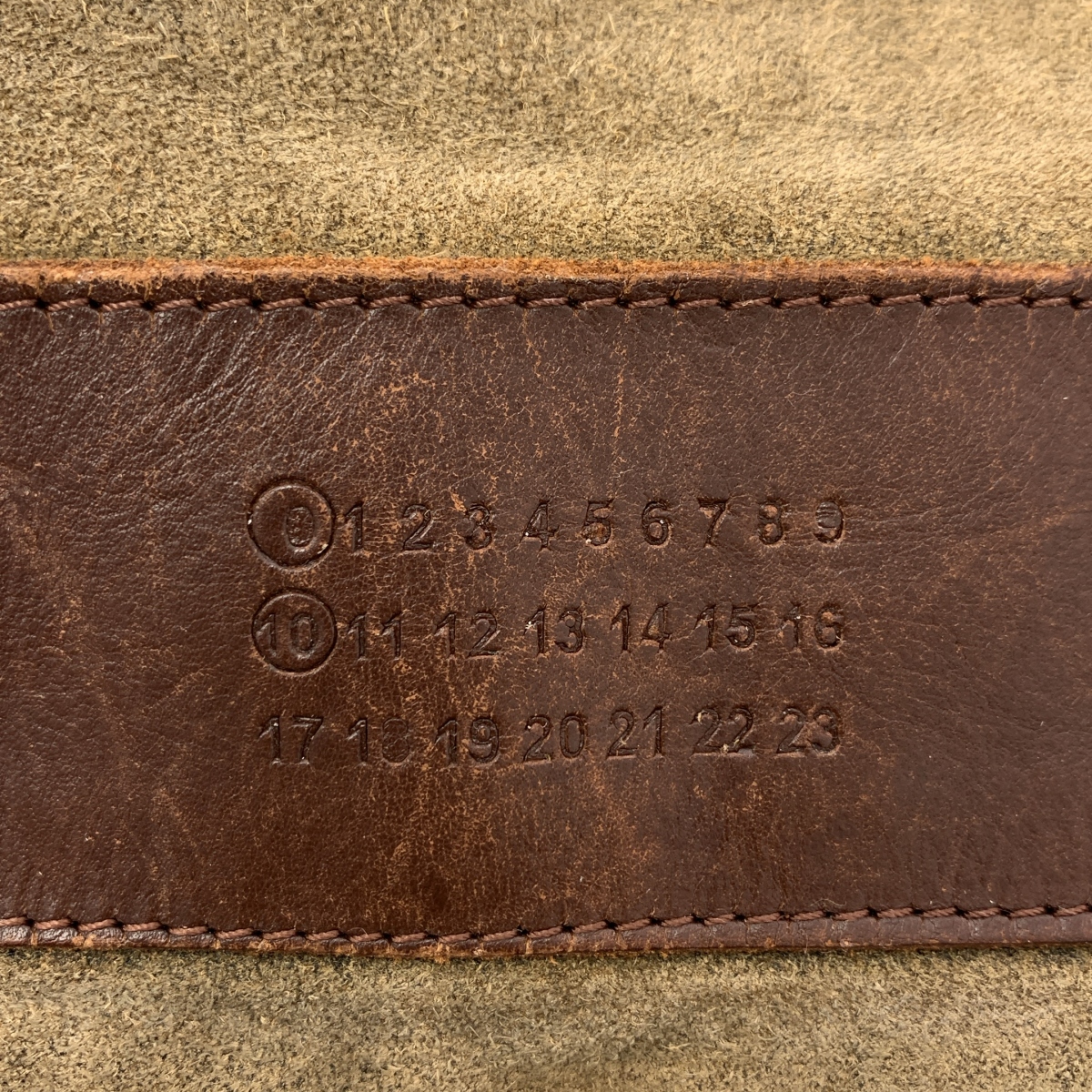 Martin Margiela / マルタンマルジェラ アーティザナル スエード フラップ ショルダーバッグ