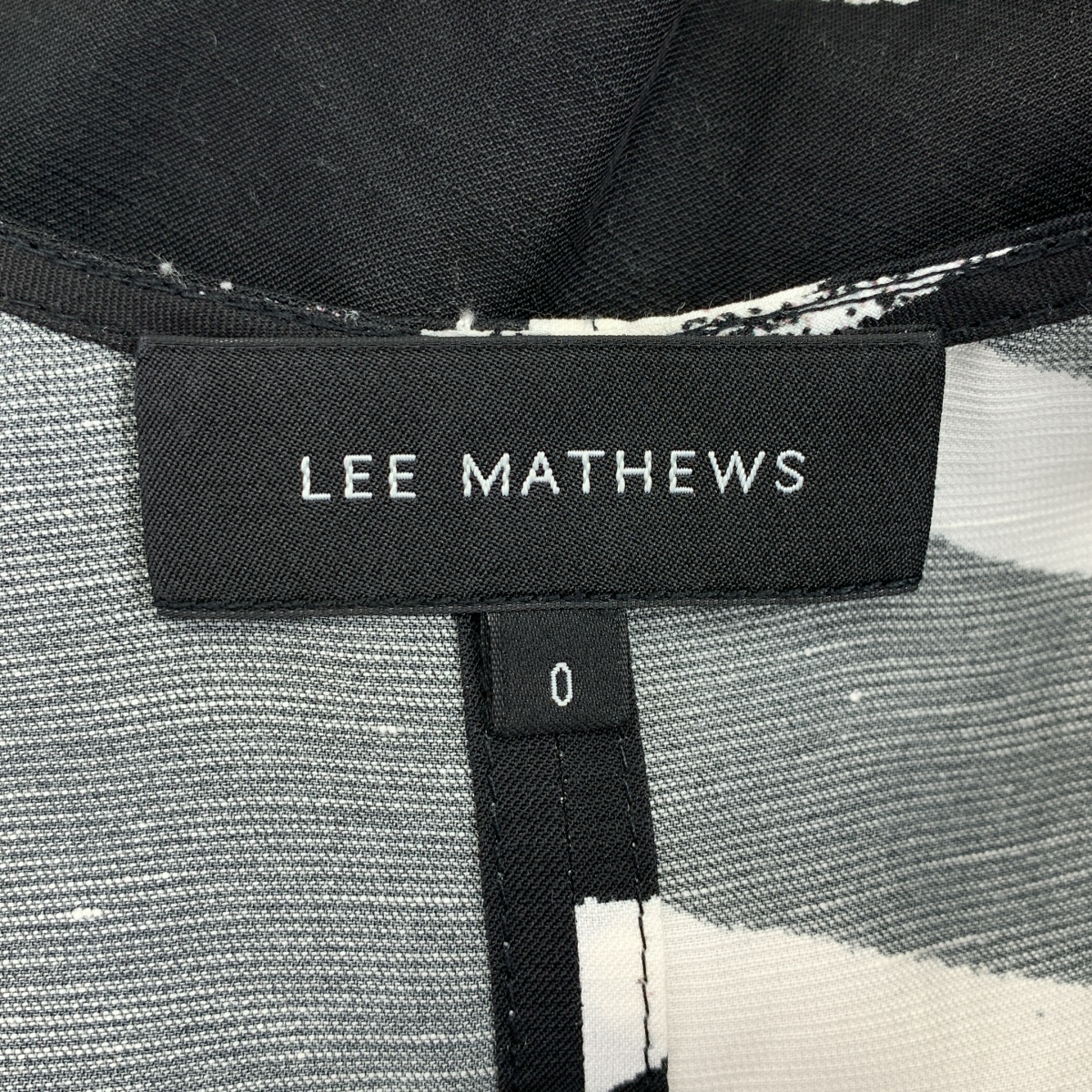 Lee Mathews / リーマシュー 総柄 オーバーシルエット サイドポケット ワンピース