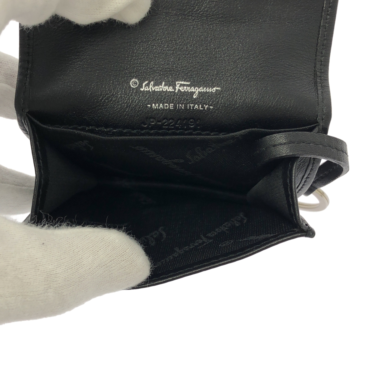 Salvatore Ferragamo / サルヴァトーレフェラガモ レザー ガンチーニ コインケース