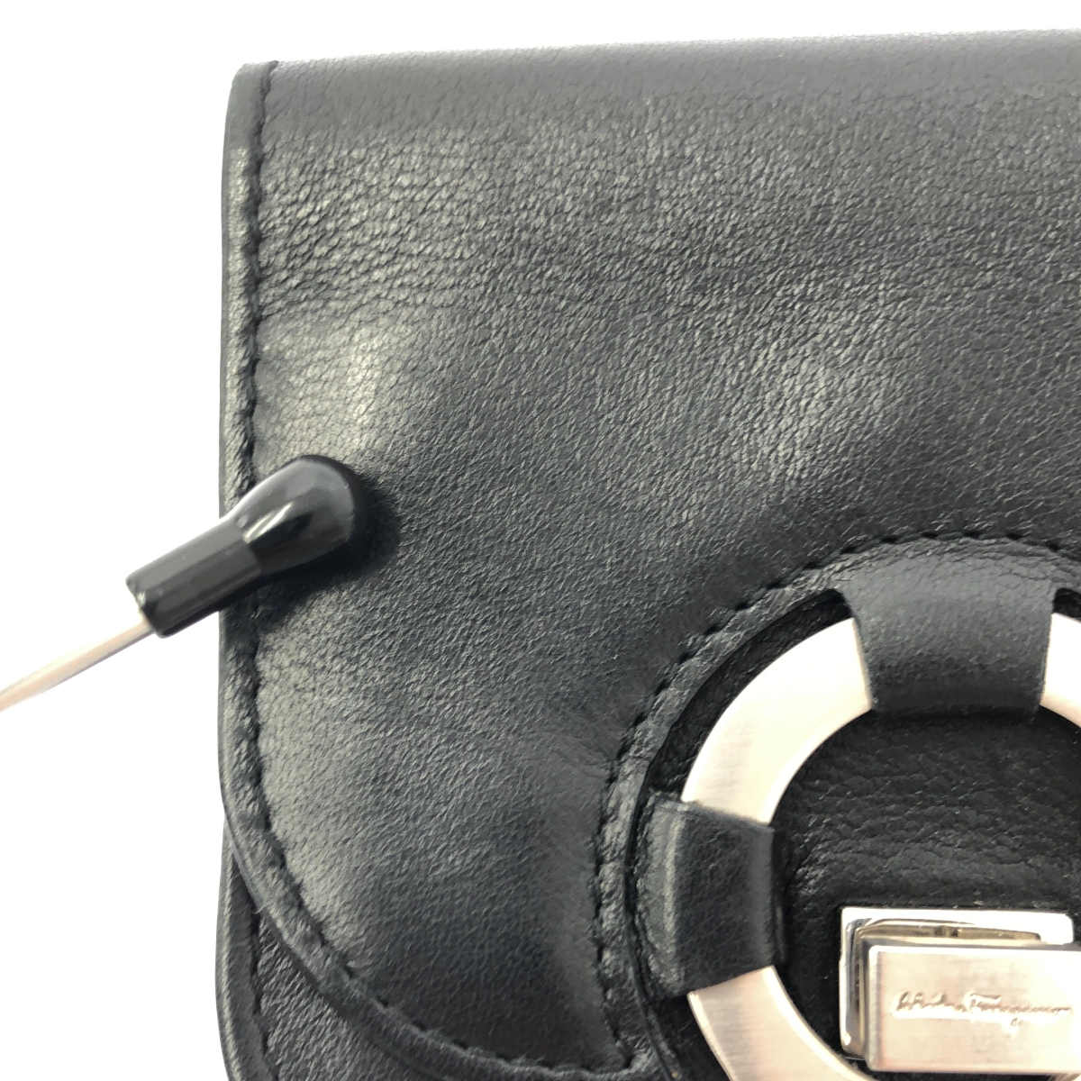 Salvatore Ferragamo / サルヴァトーレフェラガモ レザー ガンチーニ コインケース