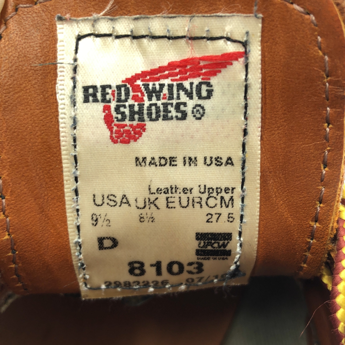 RED WING / レッドウィング 8103 オックスフォード モックトゥ ローカット ブーツ
