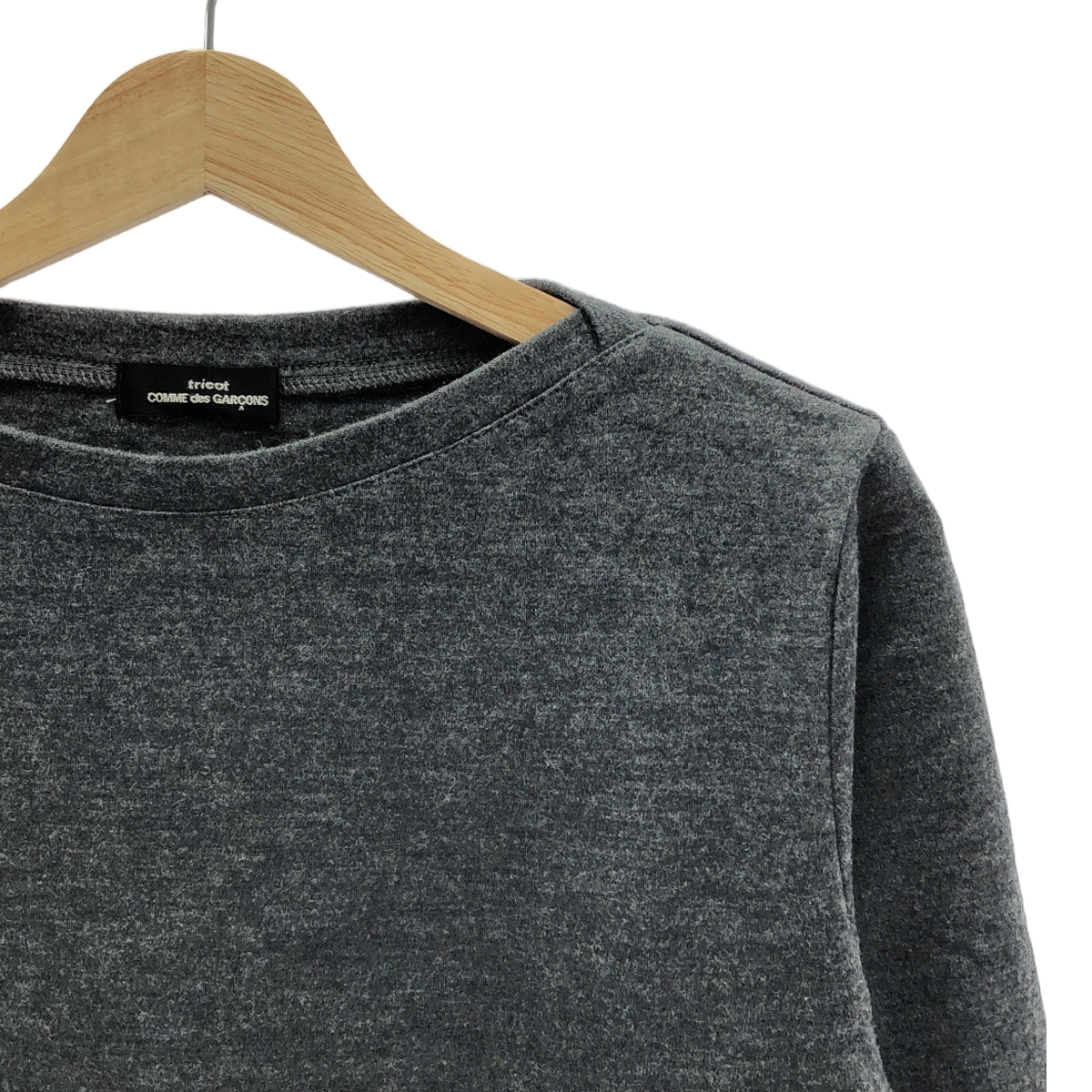 tricot COMME des GARCONS / トリココムデギャルソン ウール 袖 ボタン デザイン カットソー