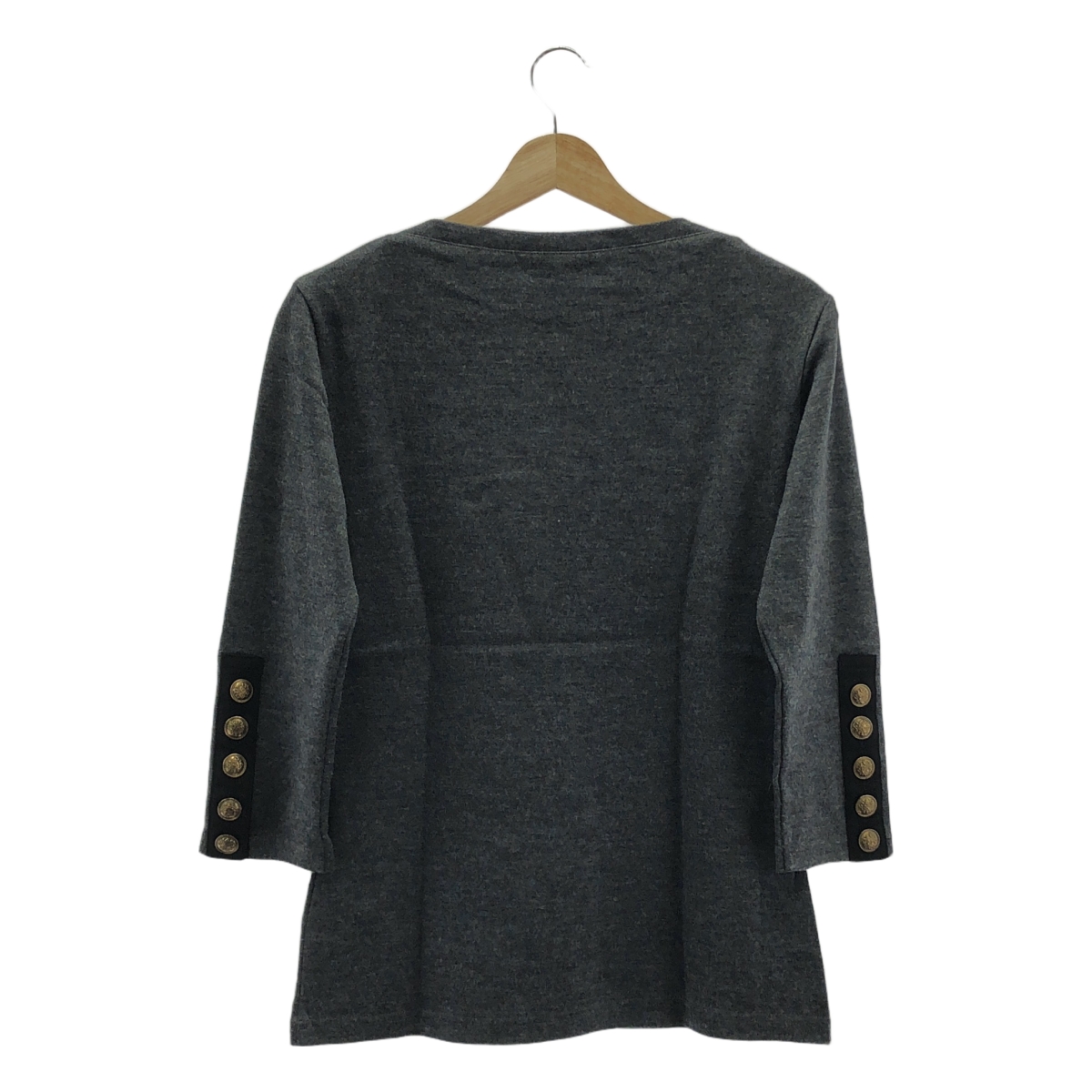 tricot COMME des GARCONS / トリココムデギャルソン ウール 袖 ボタン デザイン カットソー