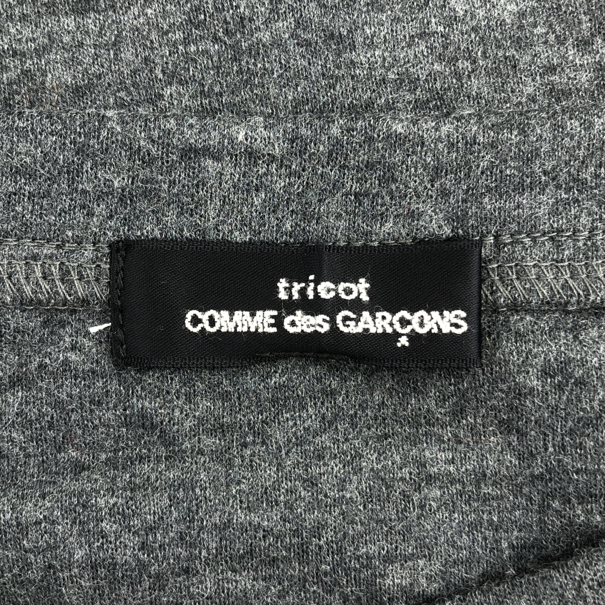 tricot COMME des GARCONS / トリココムデギャルソン ウール 袖 ボタン デザイン カットソー