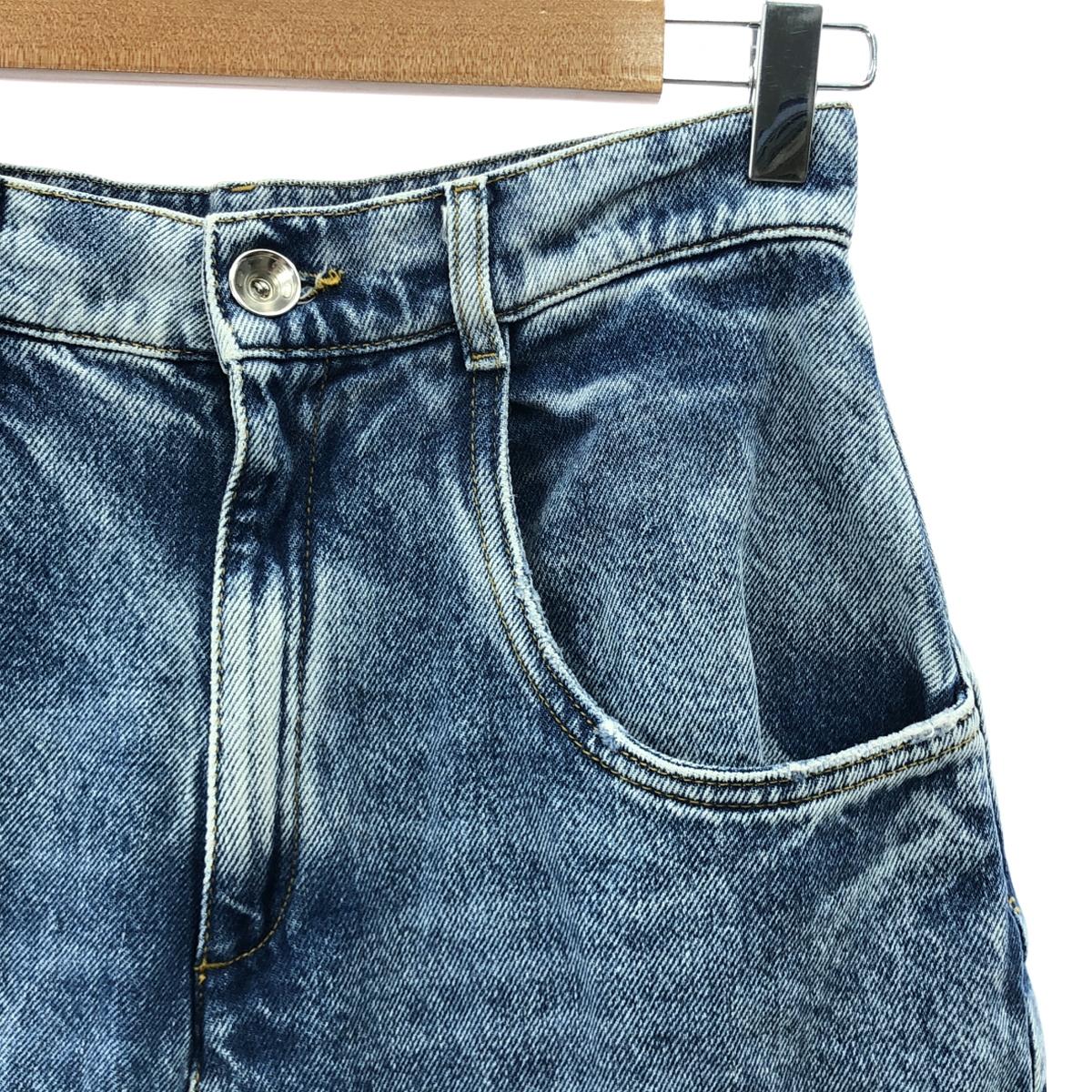 Maison Margiela / メゾンマルジェラ スラッシュディティール カットオフ デニムパンツ