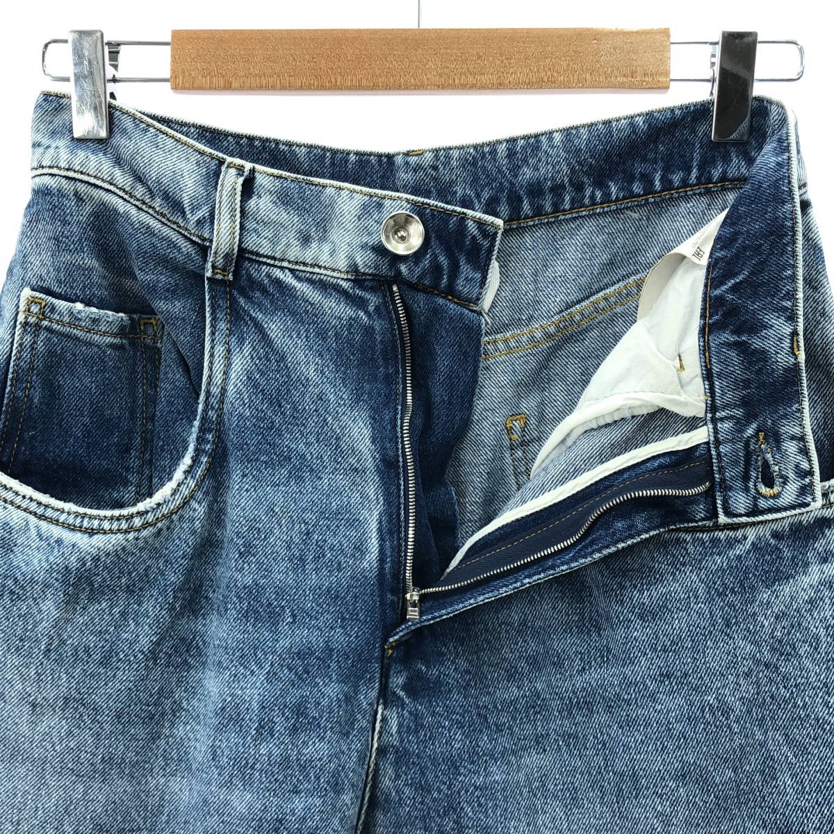 Maison Margiela / メゾンマルジェラ スラッシュディティール カットオフ デニムパンツ
